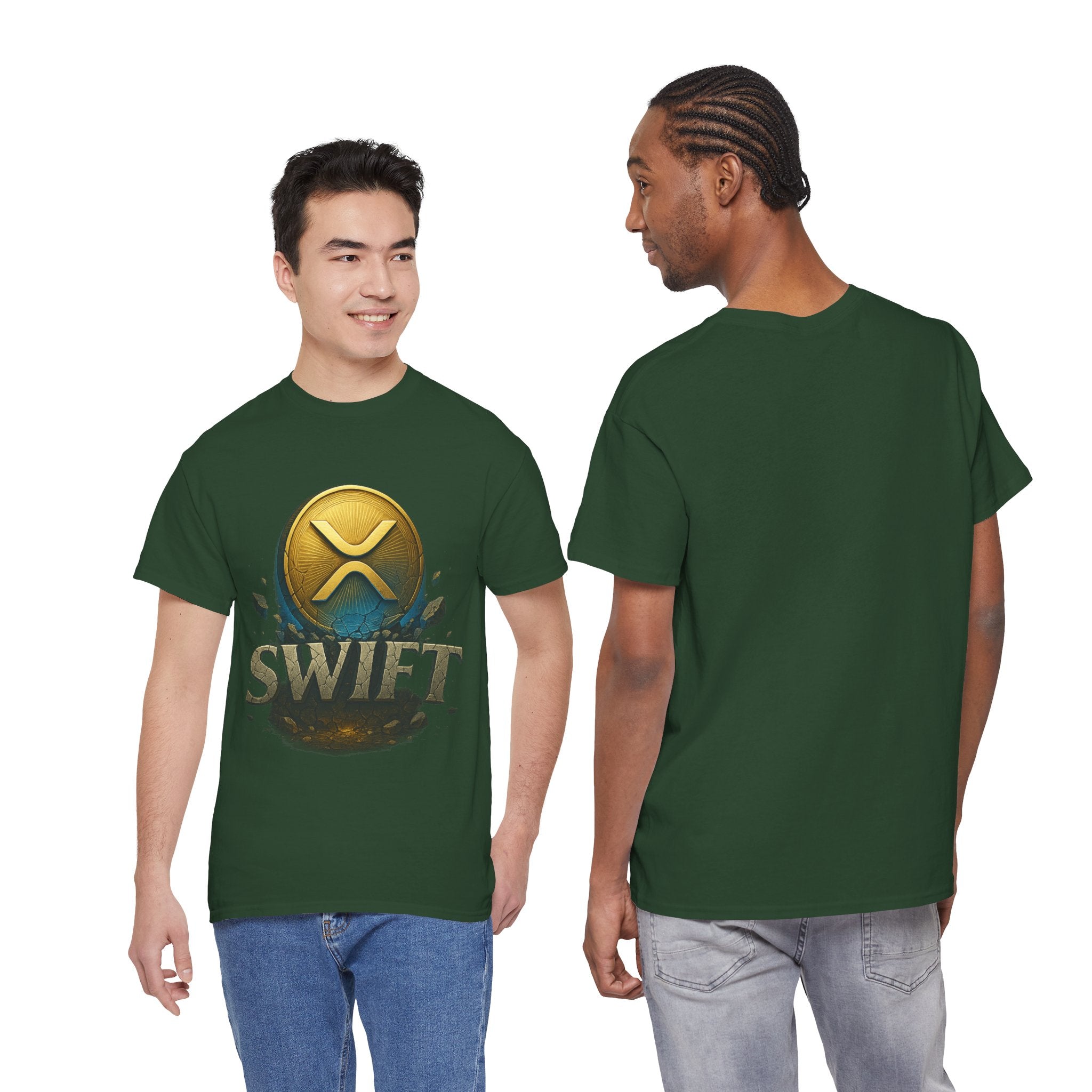 XRP Swift Cryptocurrency T‑Shirt — Ripple Coin Logo Graphic Tee