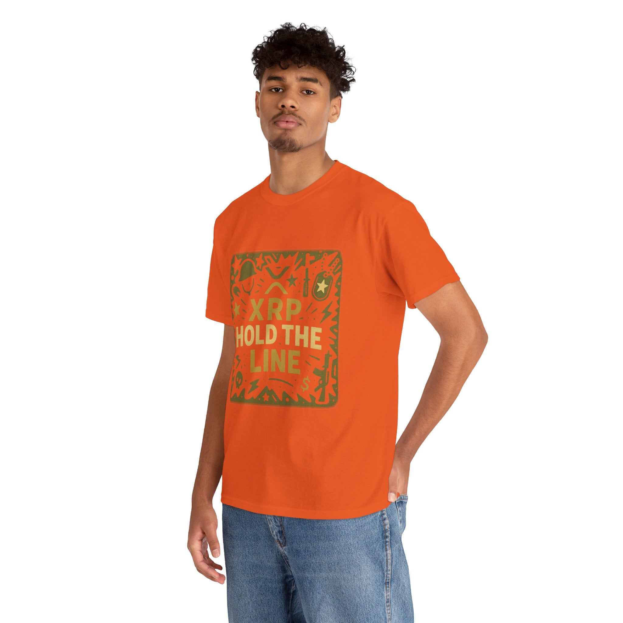 T-Shirt — XRP Hold The Line Crypto Graphic Tee