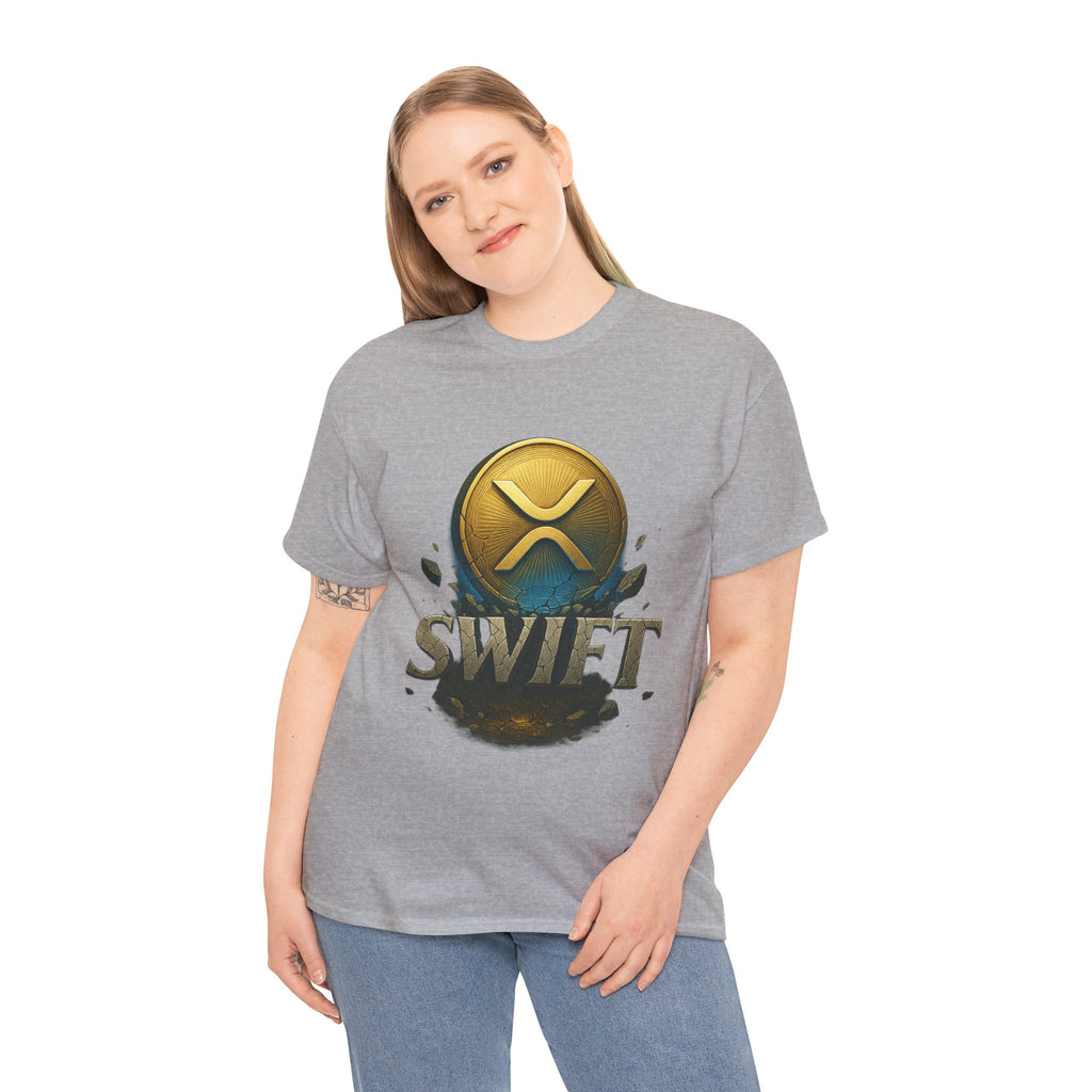 XRP Swift Cryptocurrency T‑Shirt — Ripple Coin Logo Graphic Tee