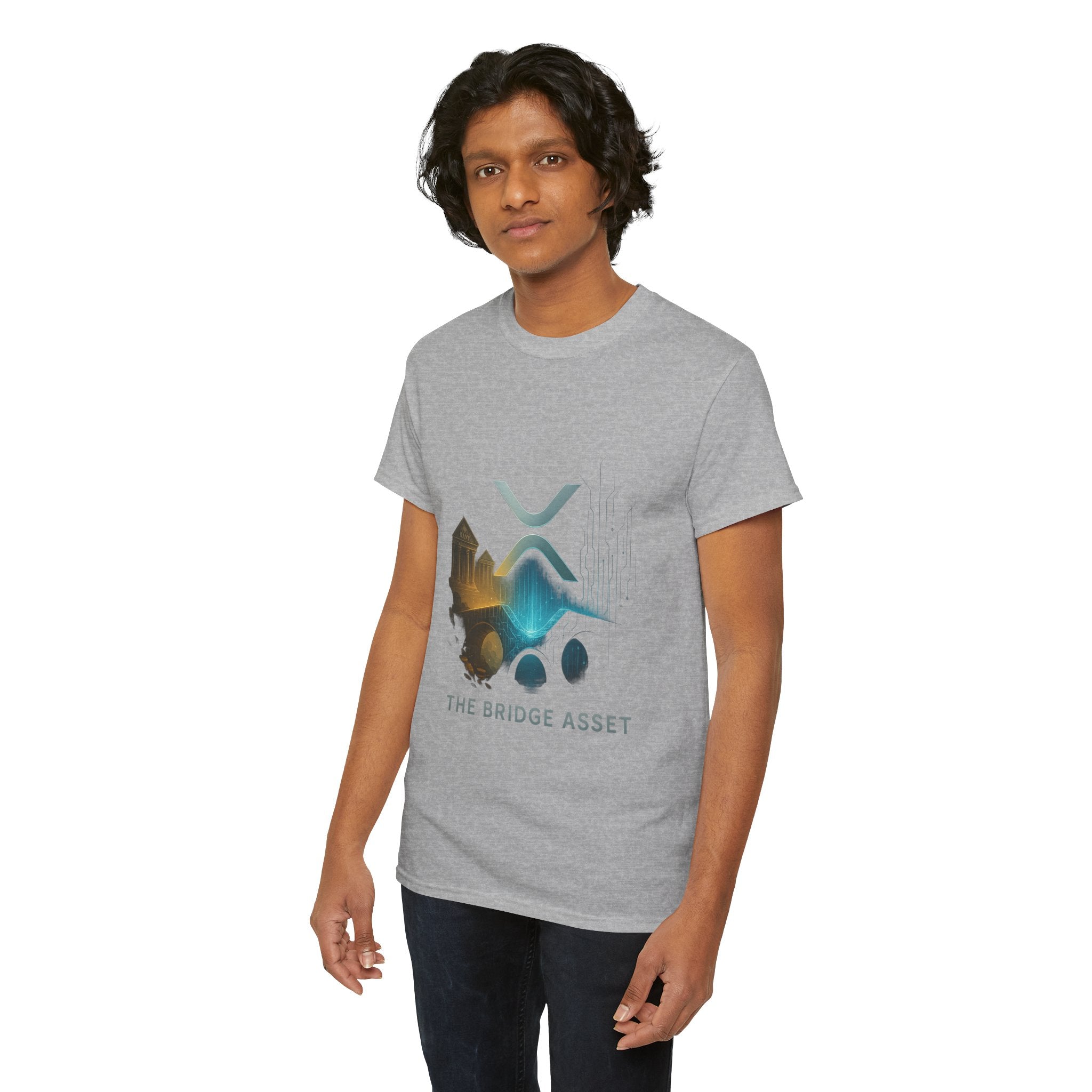 Ripple XRP Crypto Tee — 'The Bridge Asset' Logo T-Shirt