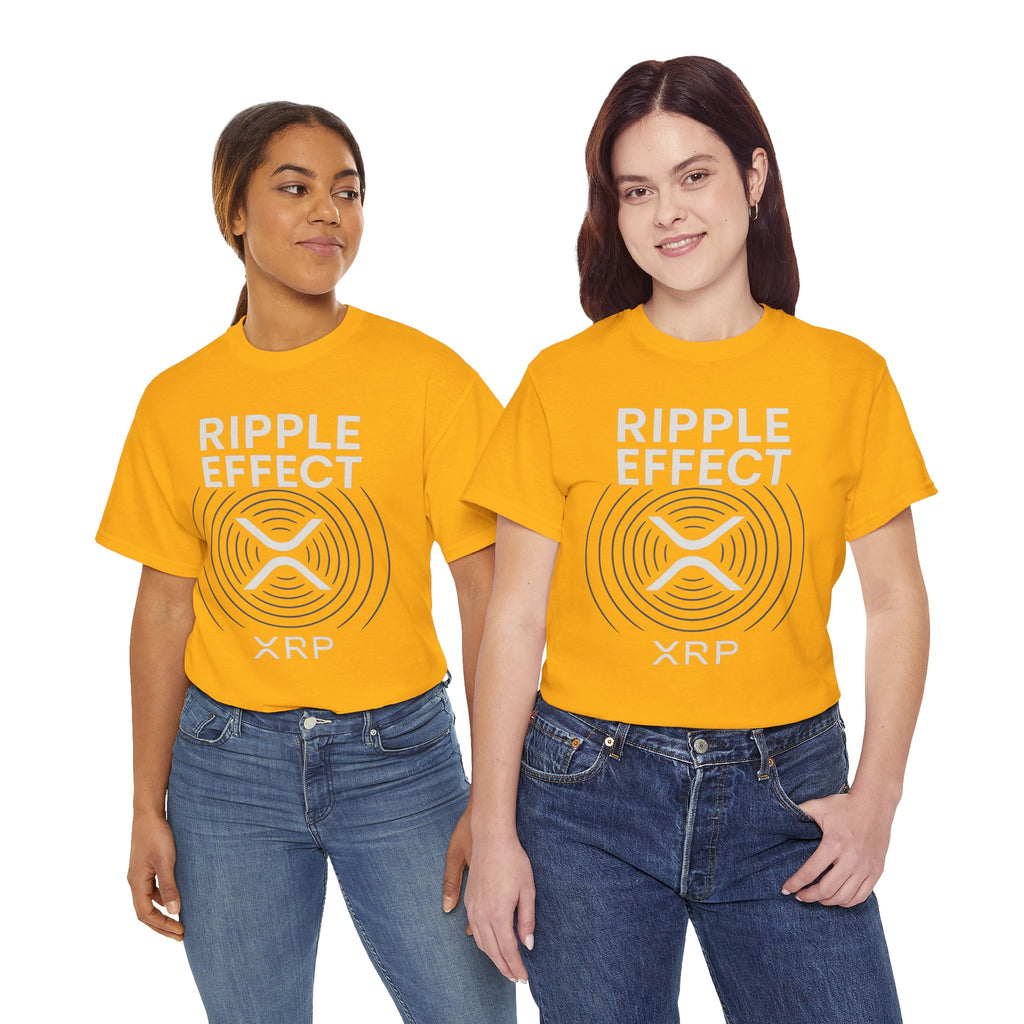 Ripple Effect XRP Tee — Minimal Cryptocurrency Logo T-Shirt