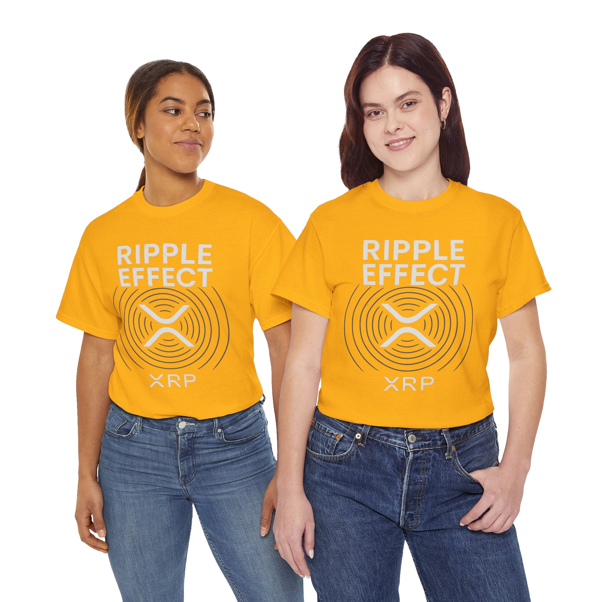 Ripple Effect XRP Tee — Minimal Cryptocurrency Logo T-Shirt