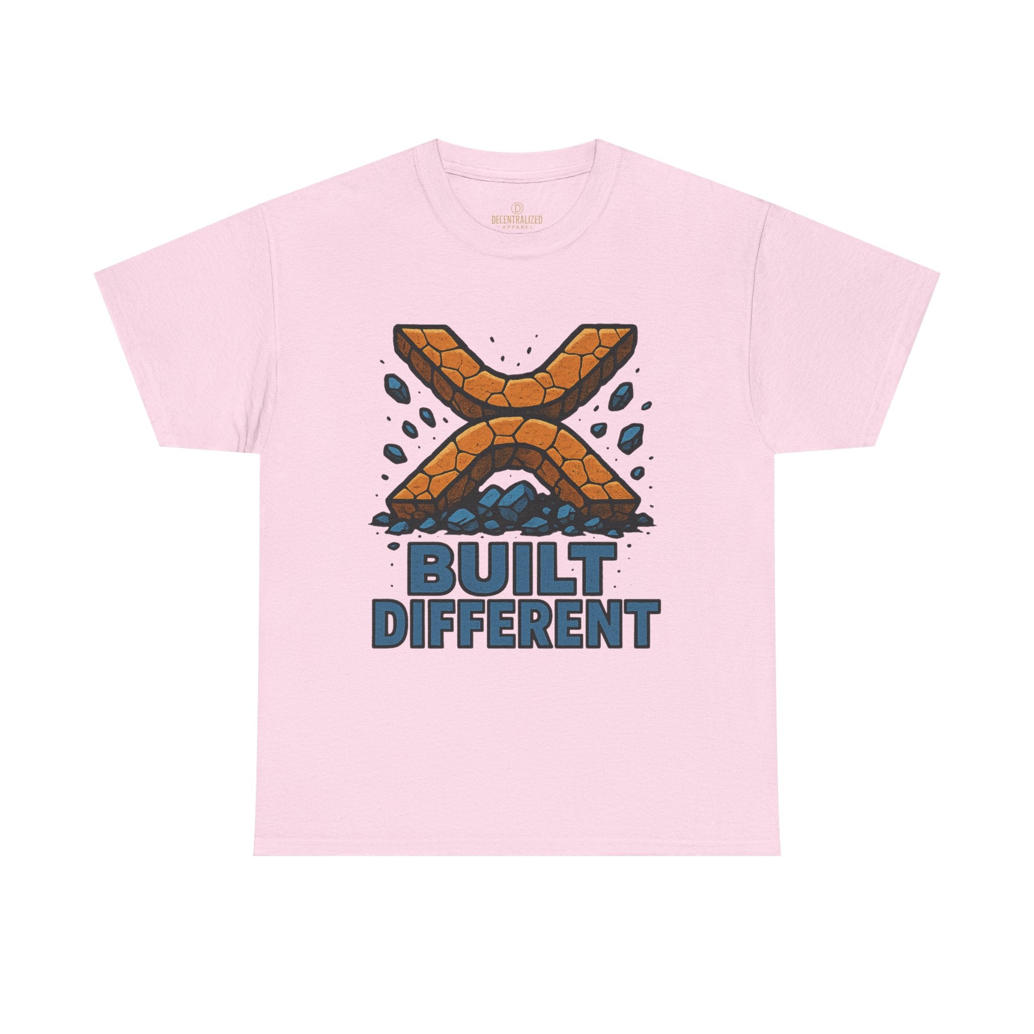 Built Different T-Shirt — Rugged Crypto X Design Tee