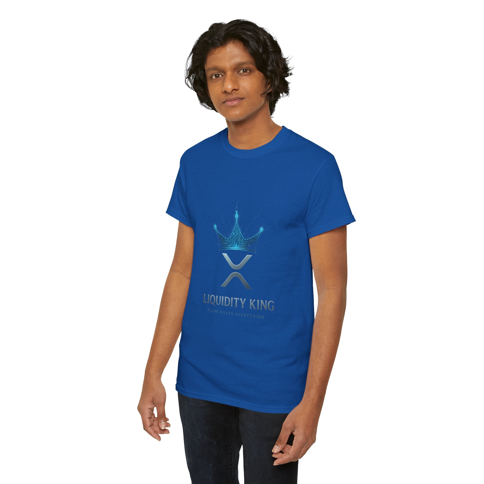 RIPPLE Liquidity King T-Shirt — Crypto XRP Crown Tee