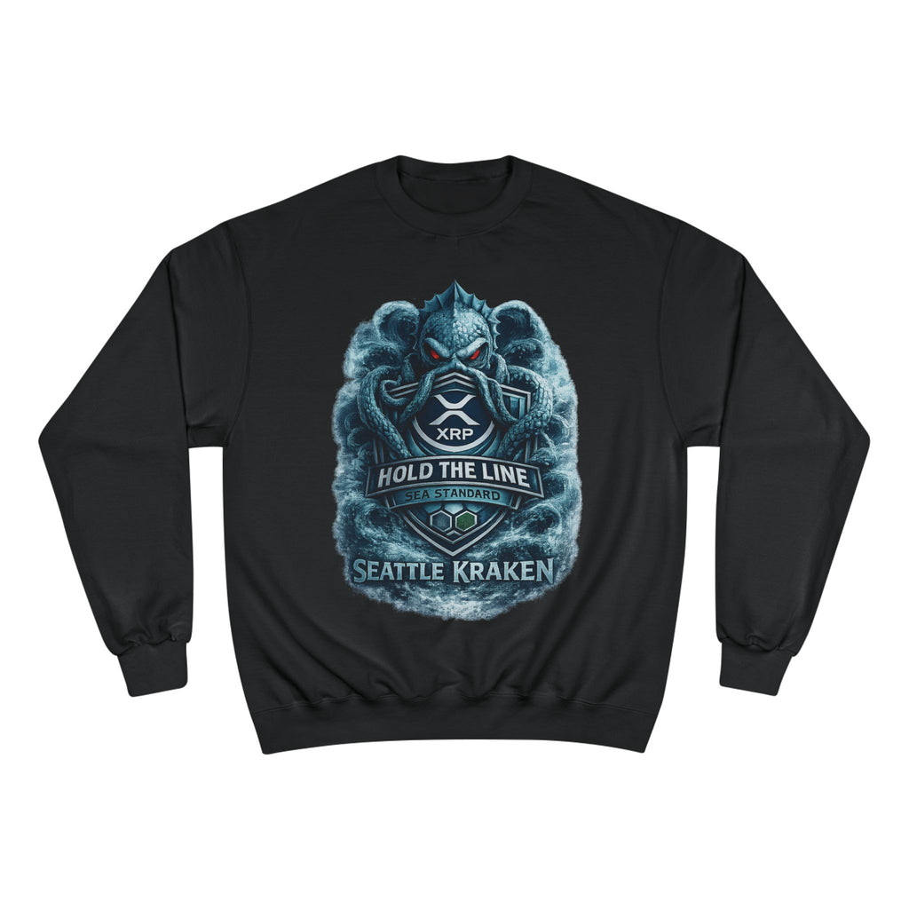 Seattle Kraken Sweatshirt — "Hold The Line" Nautical Graphic Crewneck