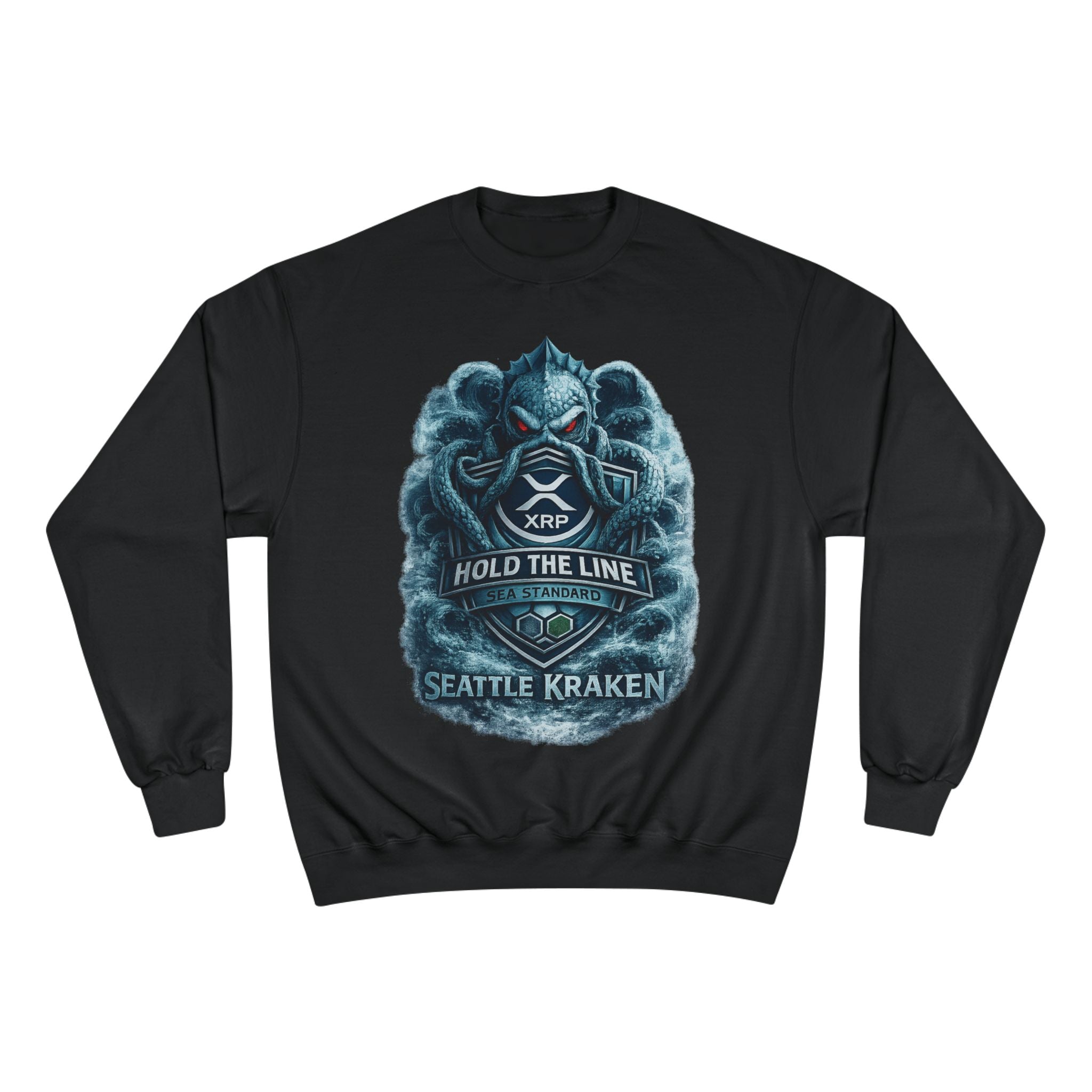 Seattle Kraken Sweatshirt — "Hold The Line" Nautical Graphic Crewneck