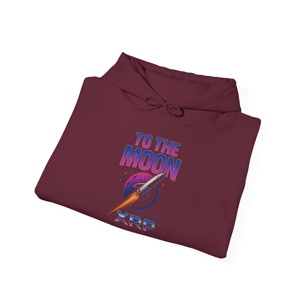 XRP To The Moon Hoodie – Crypto Investor Sweatshirt
