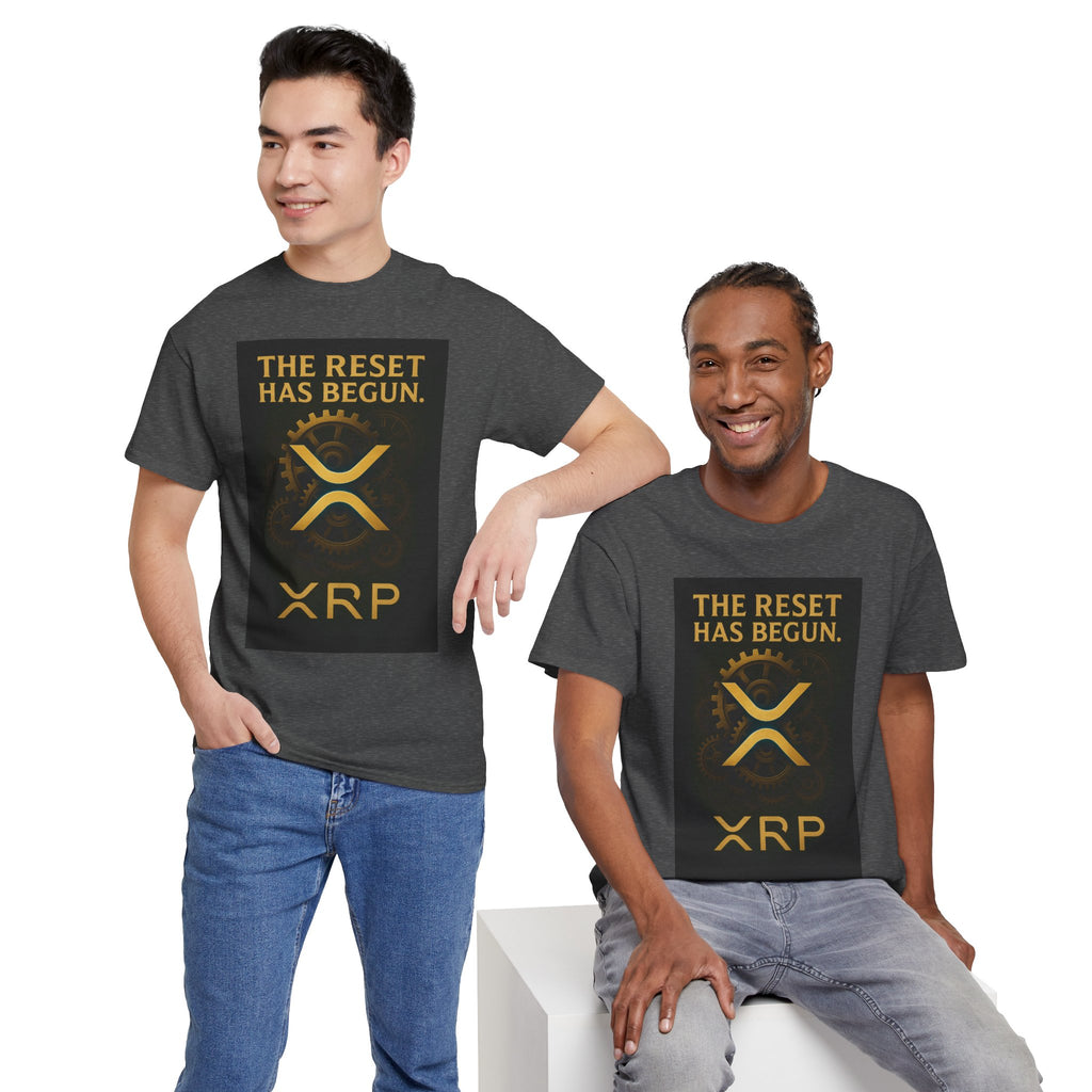 XRP Crypto Tee — "The Reset Has Begun" Bitcoin Alternative Shirt