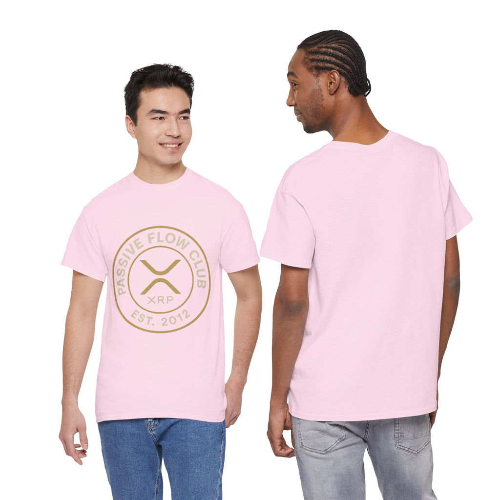 XRP Passive Flow Club T‑Shirt — Crypto Logo Tee (Est. 2012)