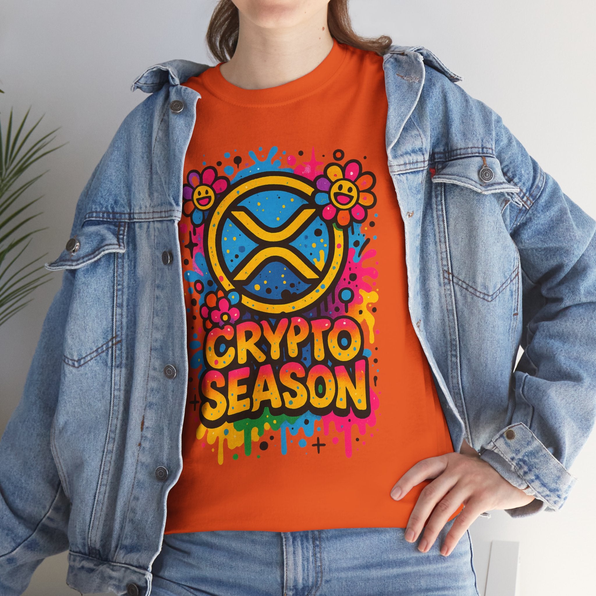 Crypto Season T-Shirt — Colorful Ripple XRP Logo Tee