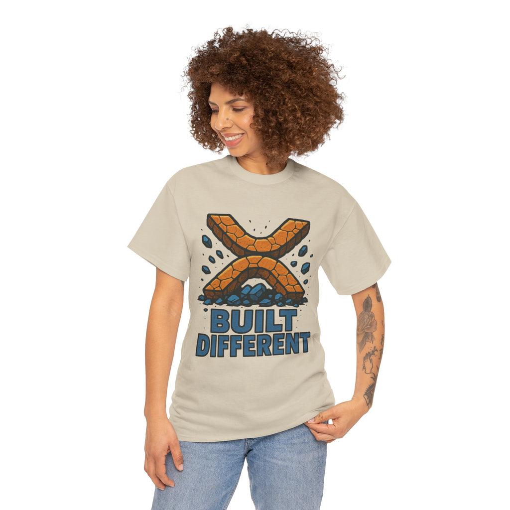 Built Different T-Shirt — Rugged Crypto X Design Tee
