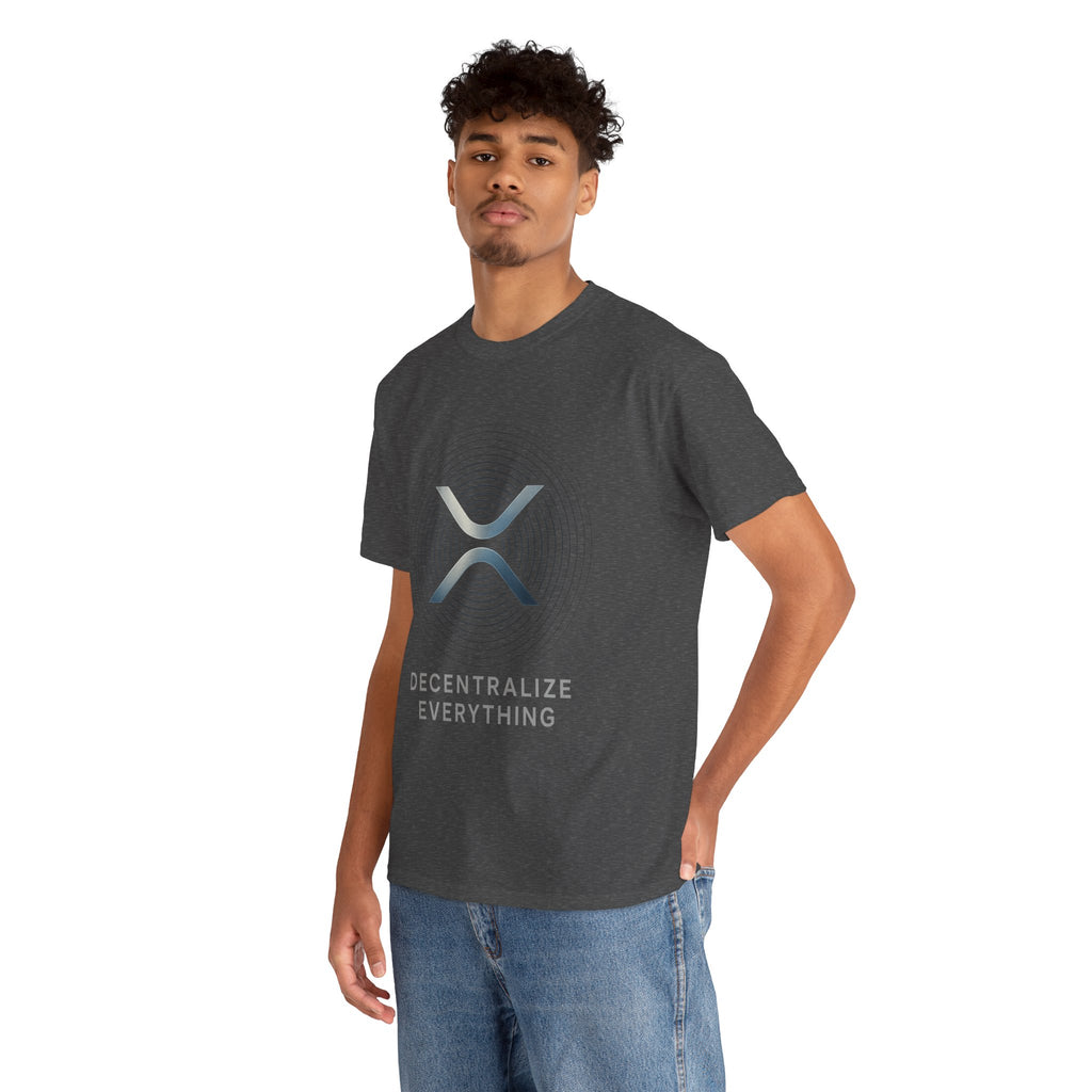 XRP 'Decentralize Everything' Tee - Crypto Logo T-Shirt