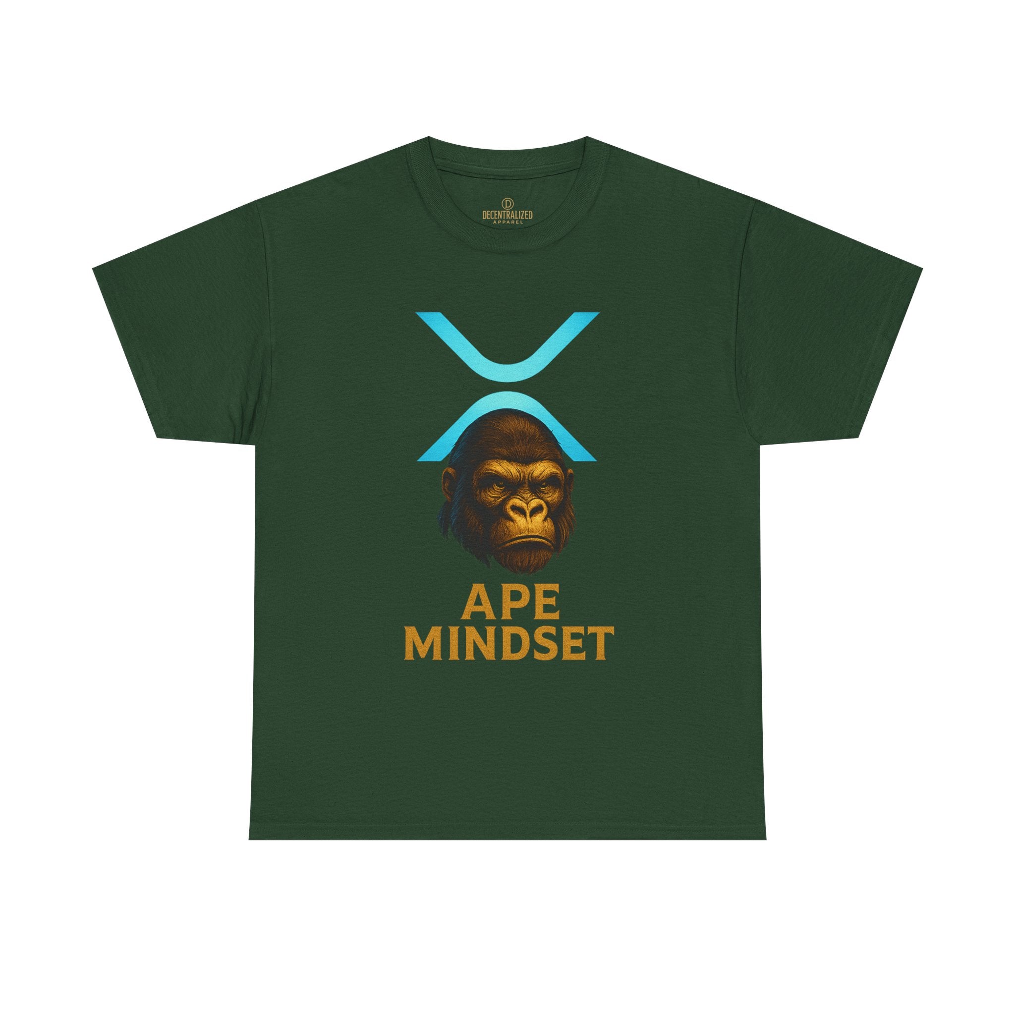 Ape Mindset T-Shirt — Crypto XRP Ape Graphic Tee
