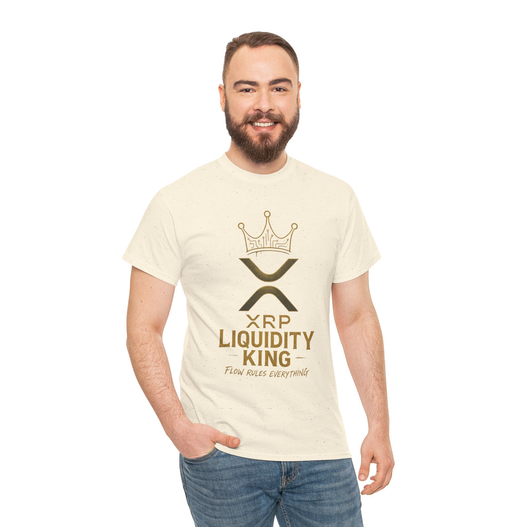 XRP Liquidity King Tee — Crypto Crown T-Shirt