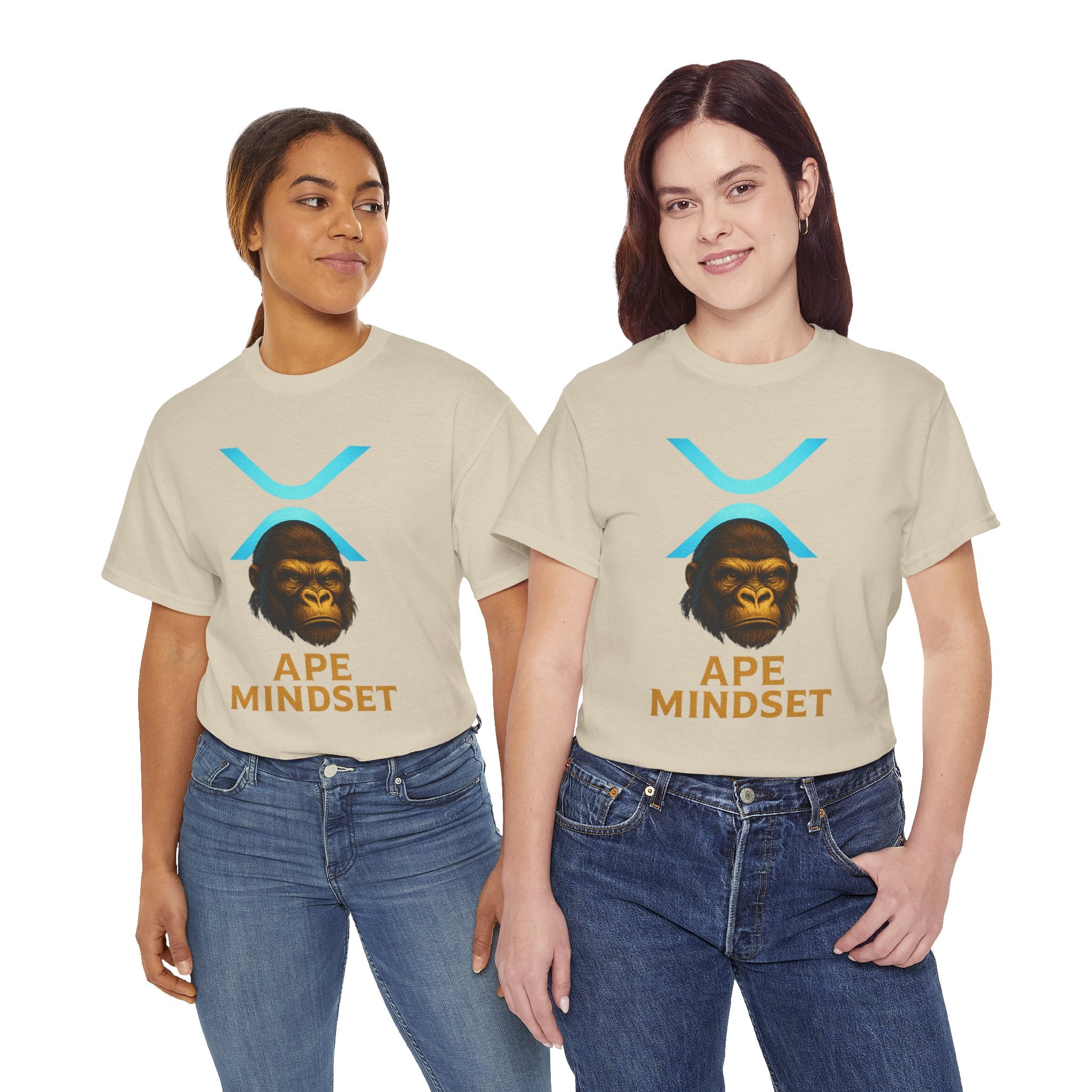Ape Mindset T-Shirt — Crypto XRP Ape Graphic Tee