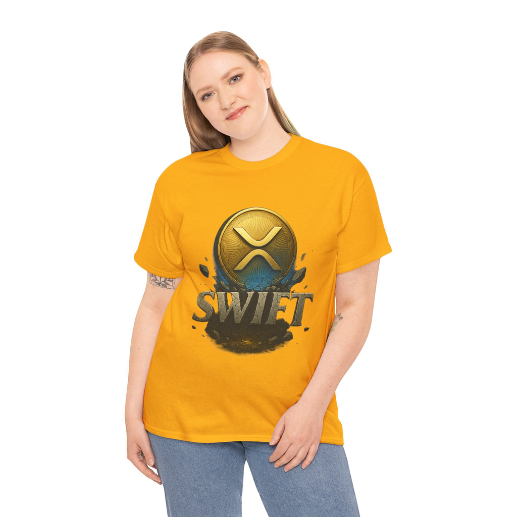 XRP Swift Cryptocurrency T‑Shirt — Ripple Coin Logo Graphic Tee