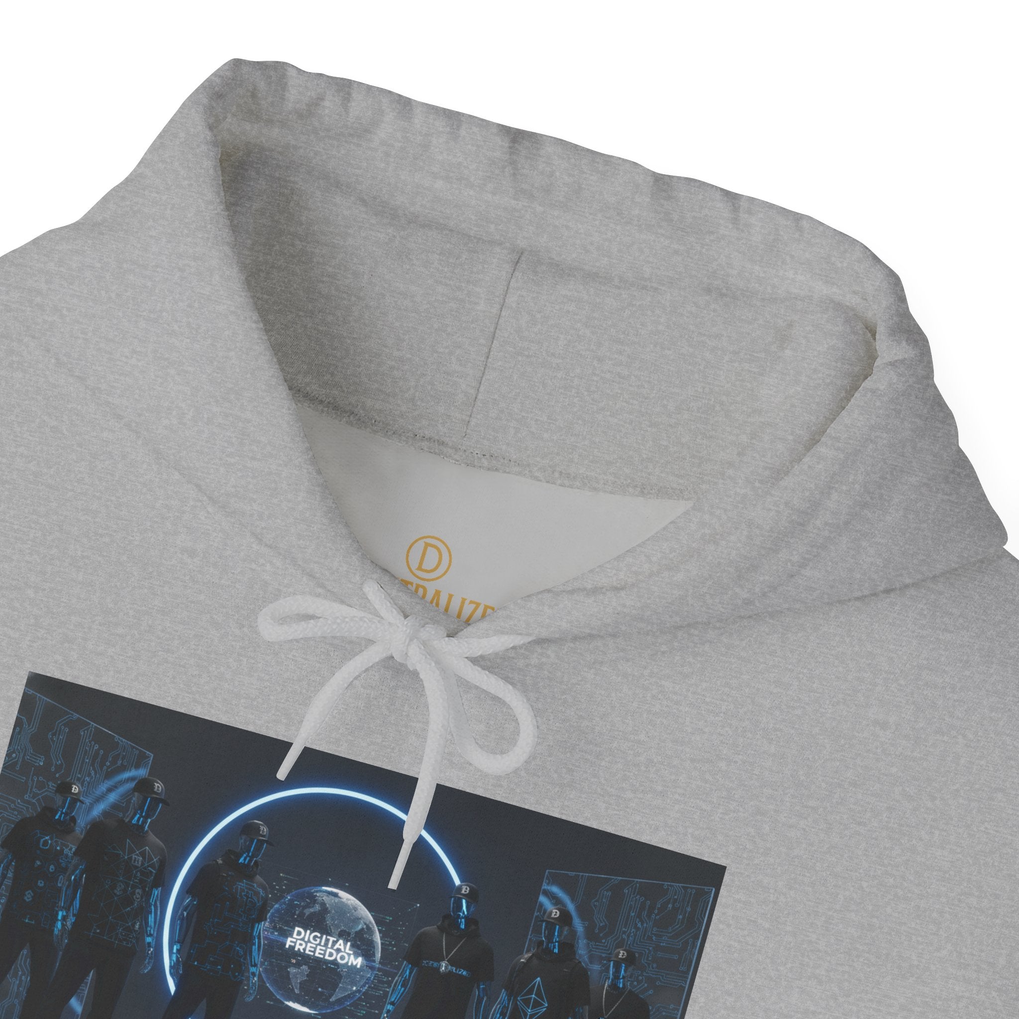 Futuristic Neon Portal Hoodie – Cyberpunk Sci‑Fi Crew Graphic Sweatshirt