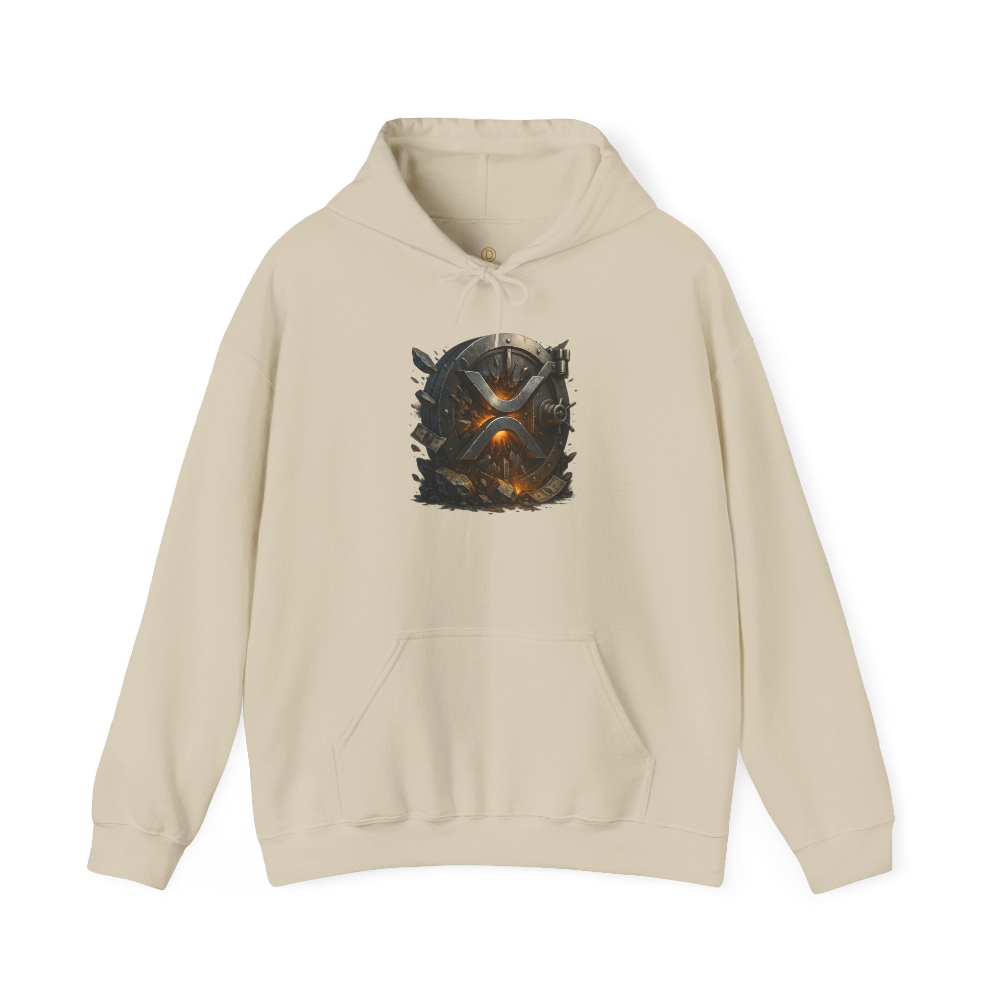 Viking Shield & Helmet Hoodie — Norse Warrior Graphic Sweatshirt