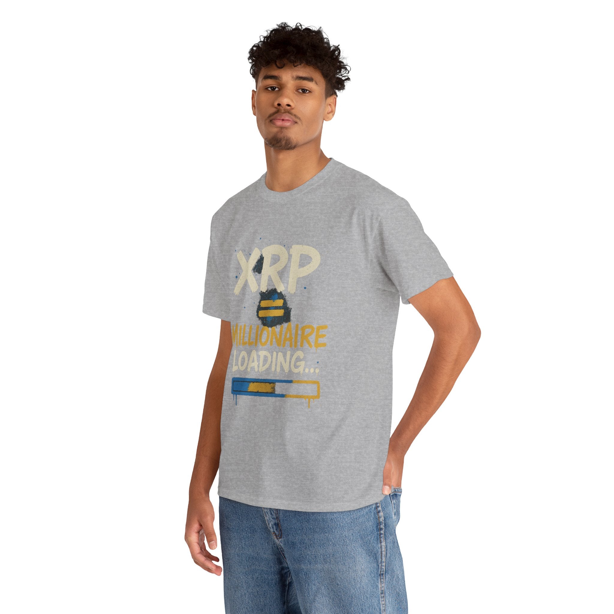 XRP Millionaire Loading T-Shirt — Crypto Investor Progress Tee