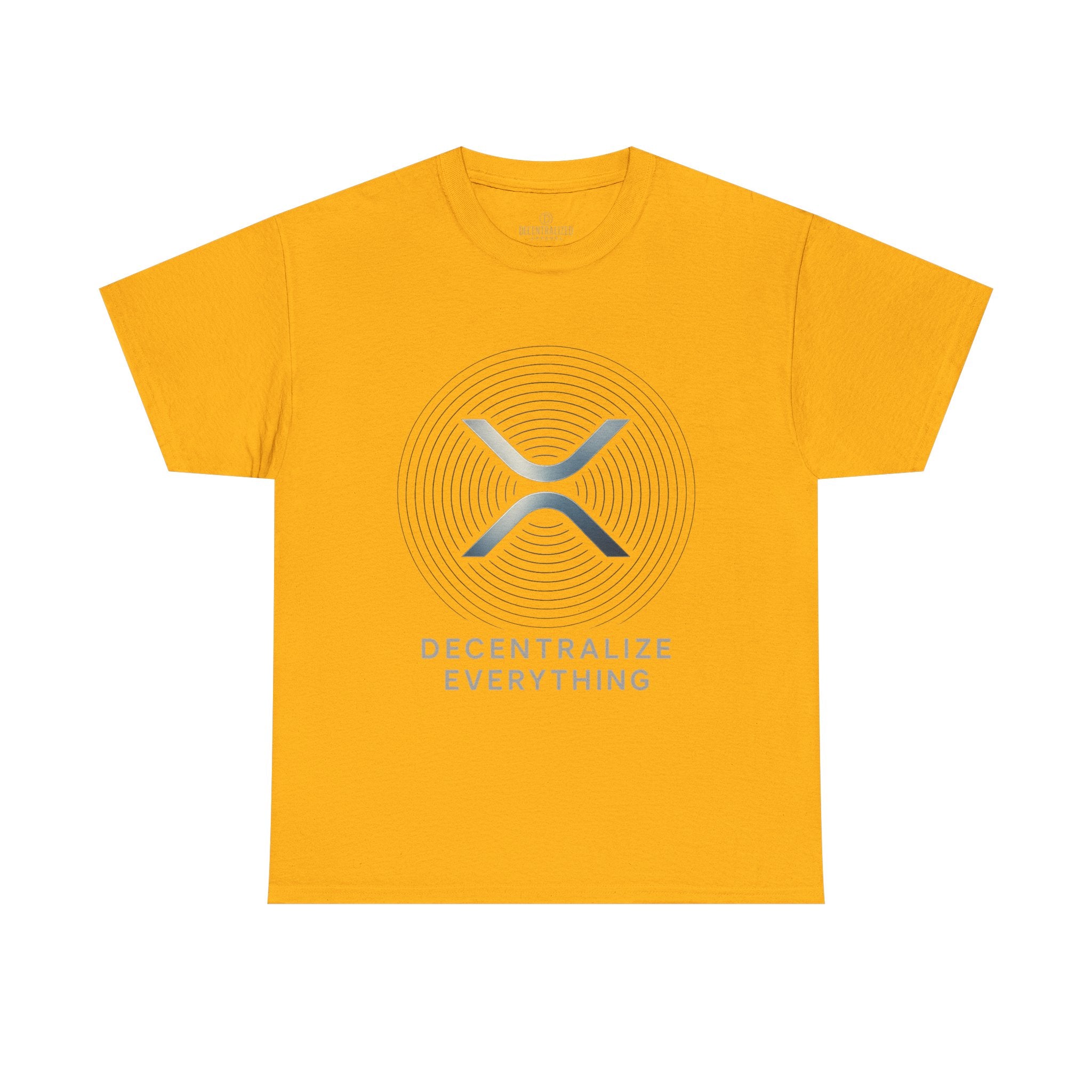 XRP 'Decentralize Everything' Tee - Crypto Logo T-Shirt
