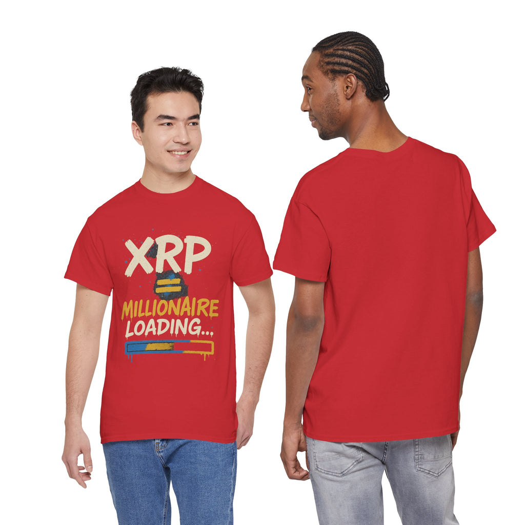 XRP Millionaire Loading T-Shirt — Crypto Investor Progress Tee