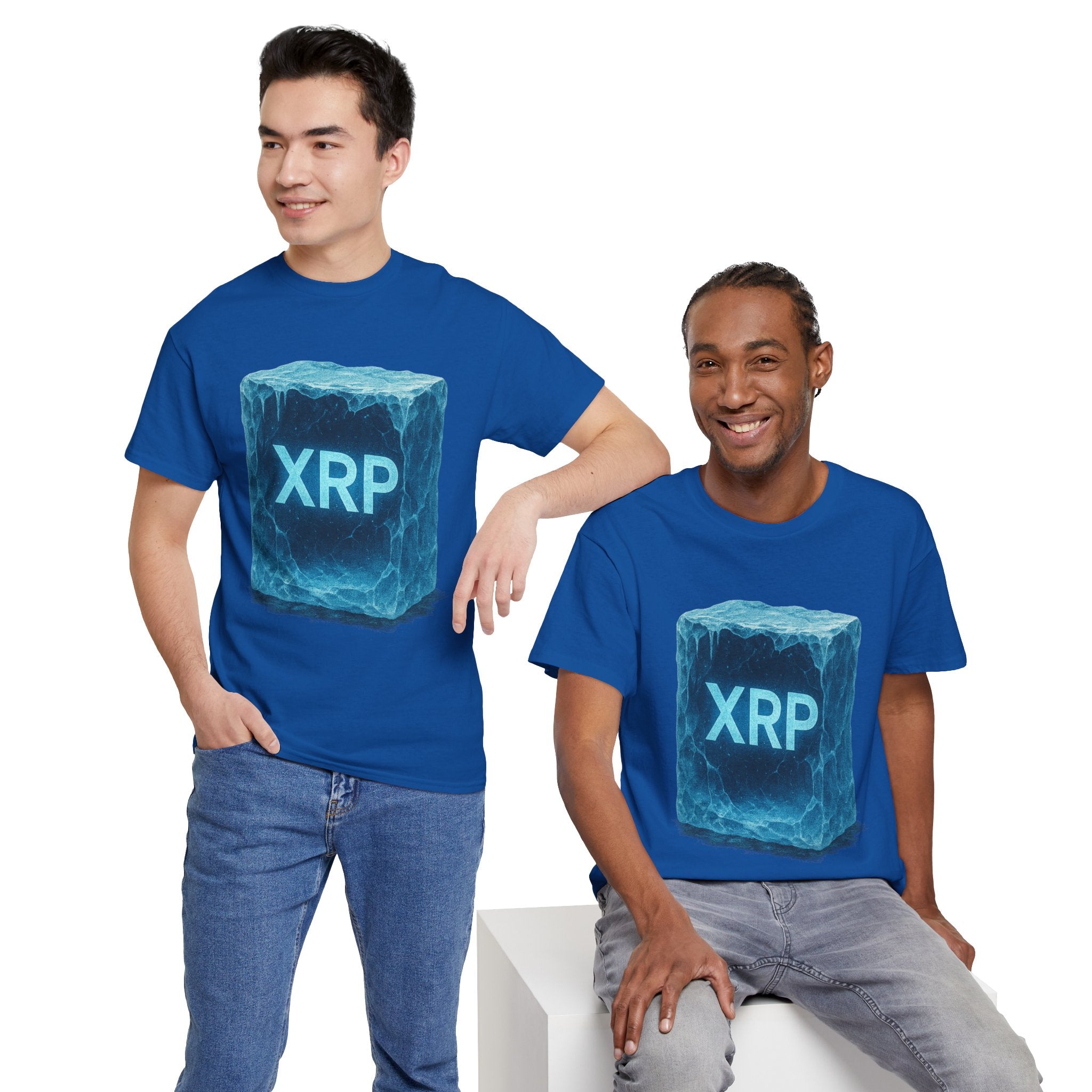 XRP Ice Block Tee — Crypto Ripple Logo T-Shirt