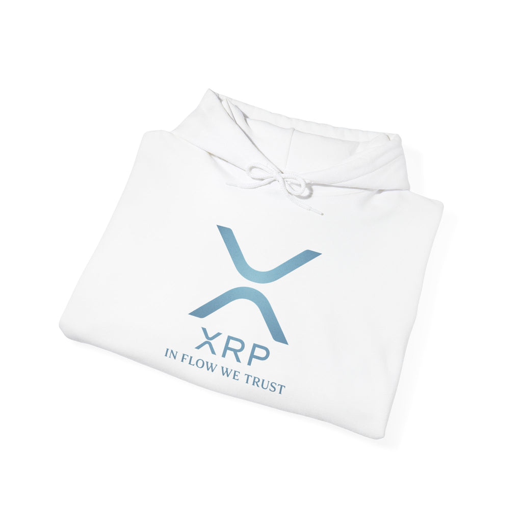 XRP Logo Hoodie – "In Flow We Trust" Crypto Sweatshirt