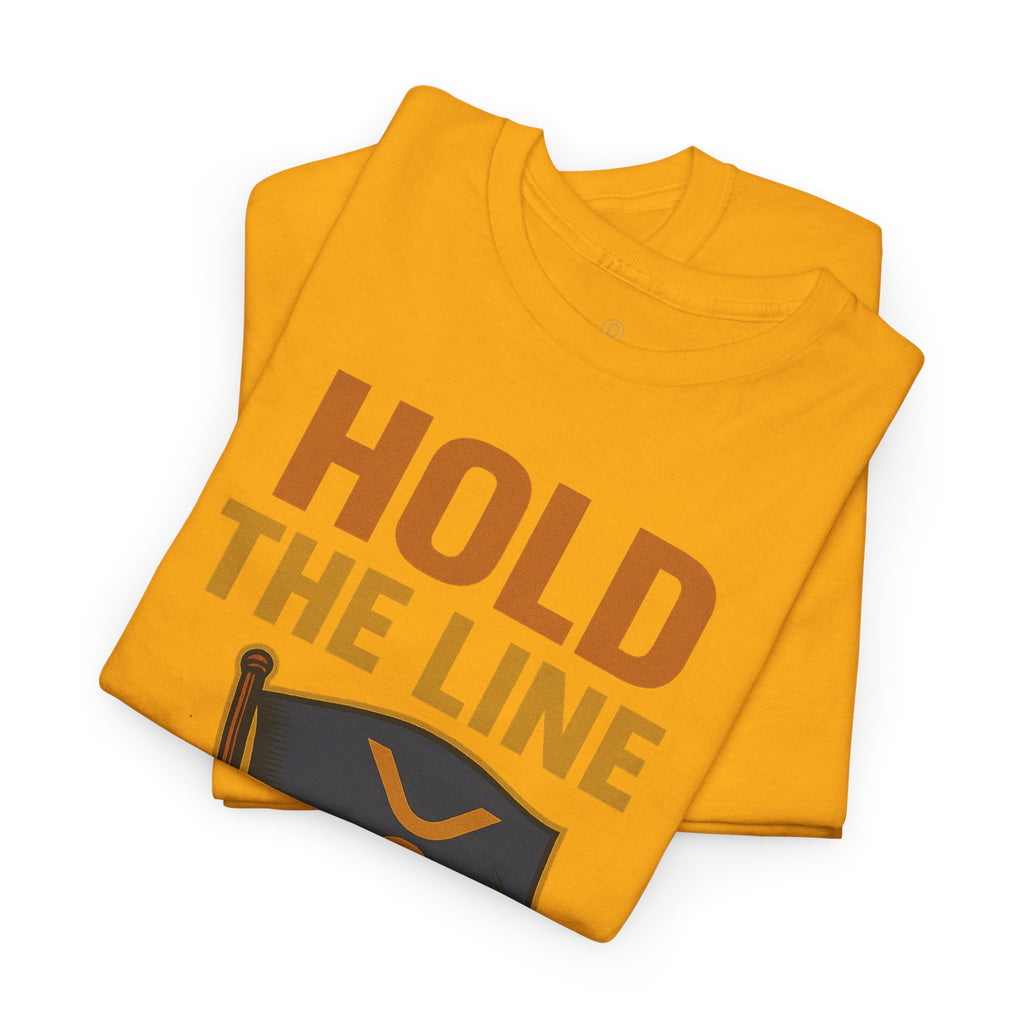 Hold The Line Tee — Bold Flag Graphic Cryptocurrency XRP Shirt