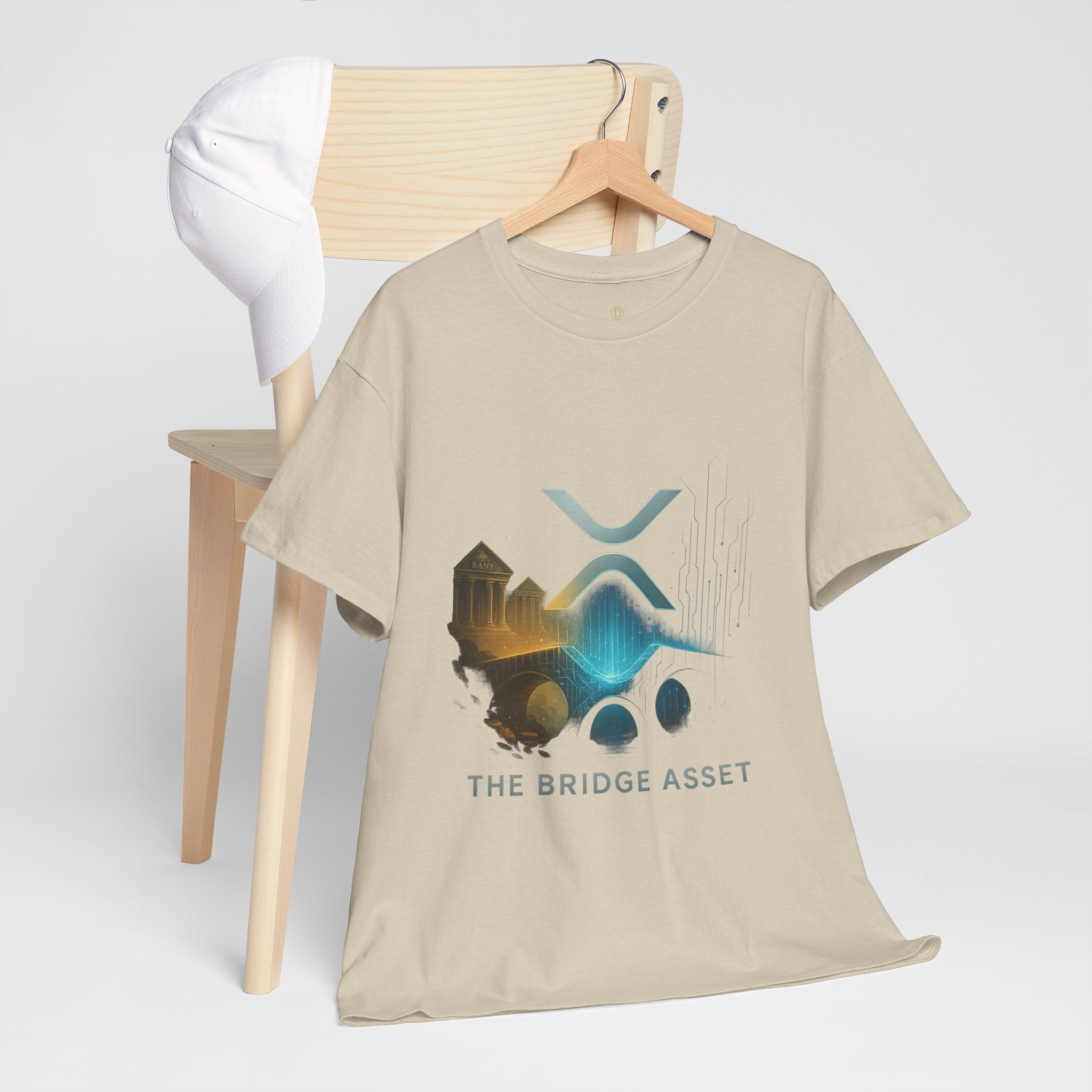 Ripple XRP Crypto Tee — 'The Bridge Asset' Logo T-Shirt