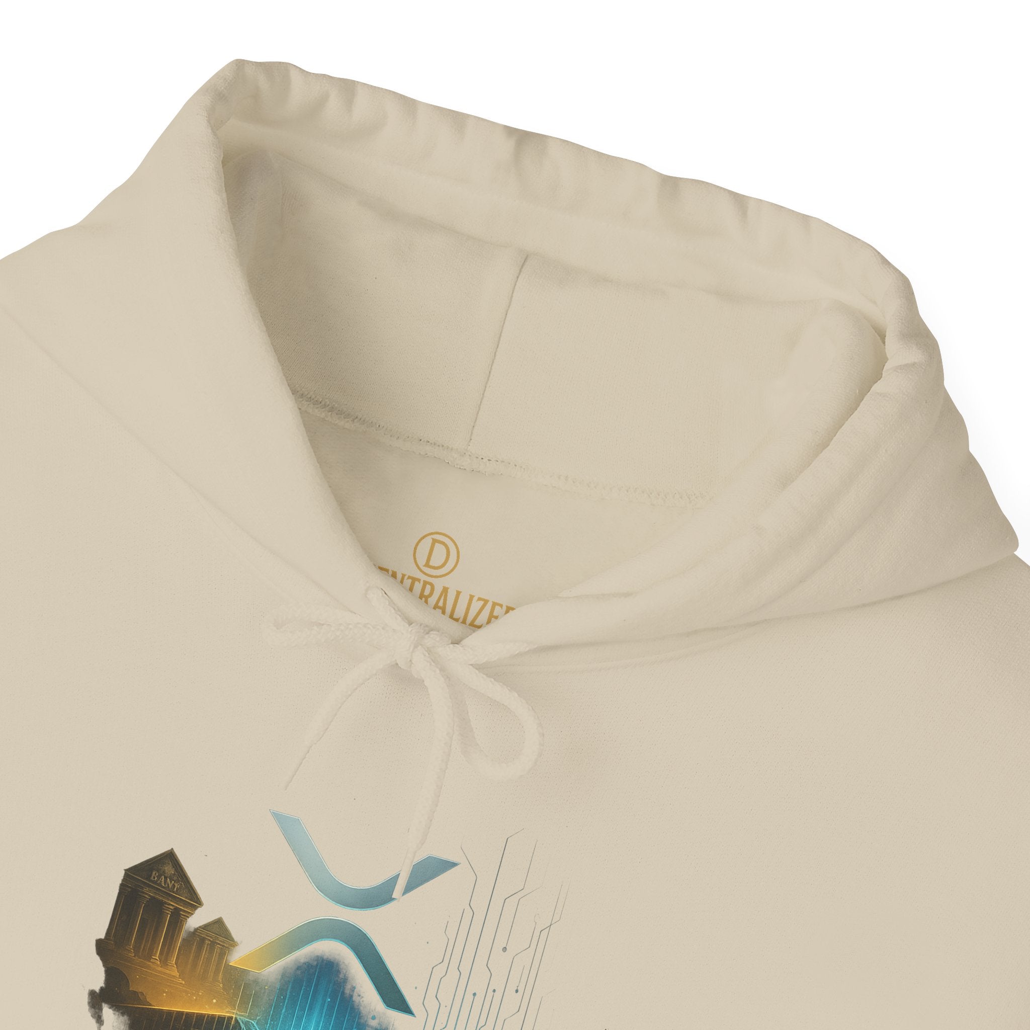 Bridge Asset Logo Hoodie — Minimal Crypto XRP Design