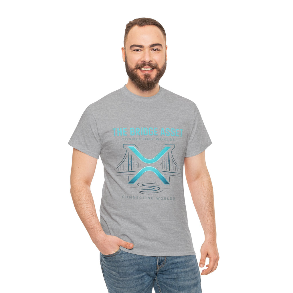 The Bridge Asset Tee – 'Connecting Worlds' Crypto Ripple X Logo T-Shirt