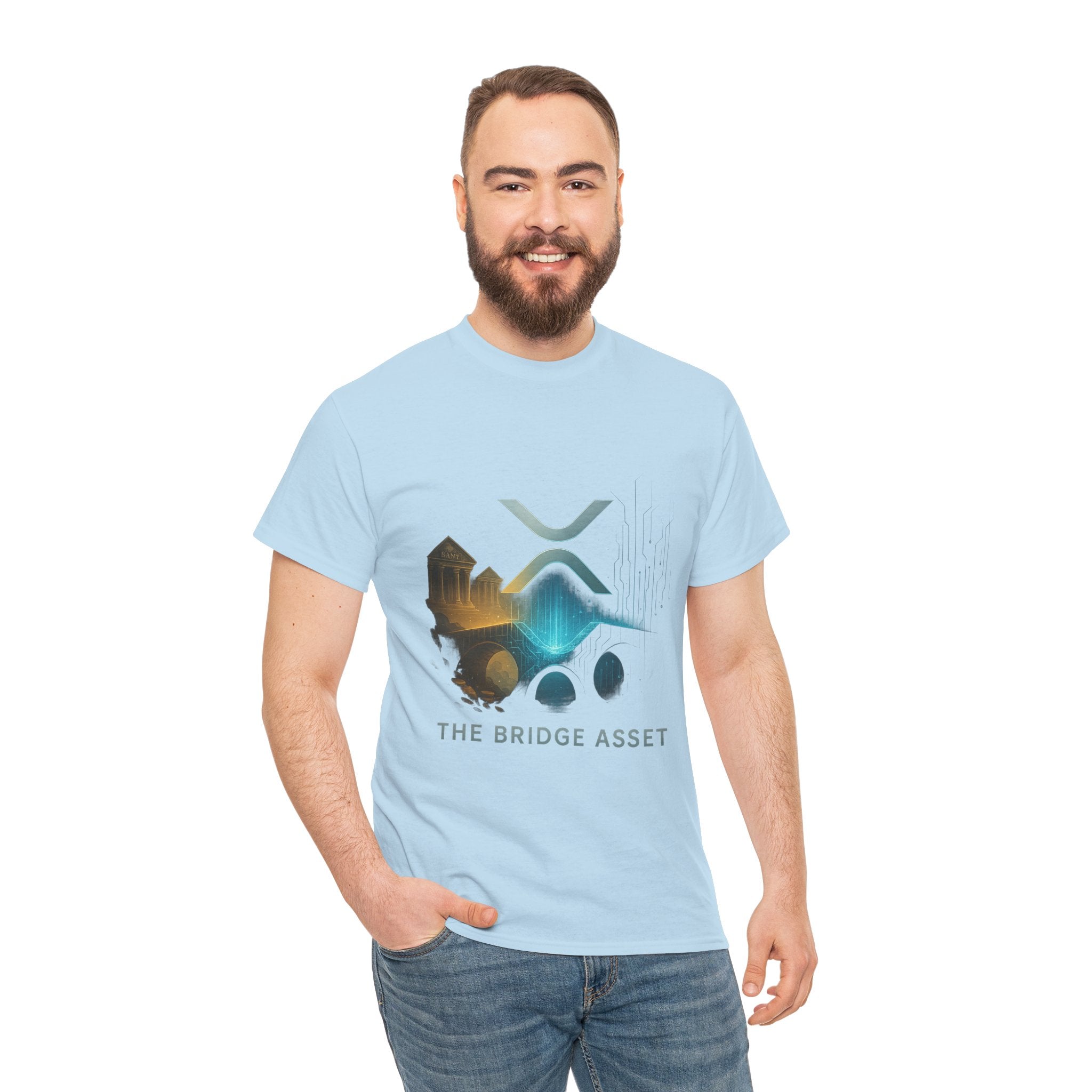 Ripple XRP Crypto Tee — 'The Bridge Asset' Logo T-Shirt