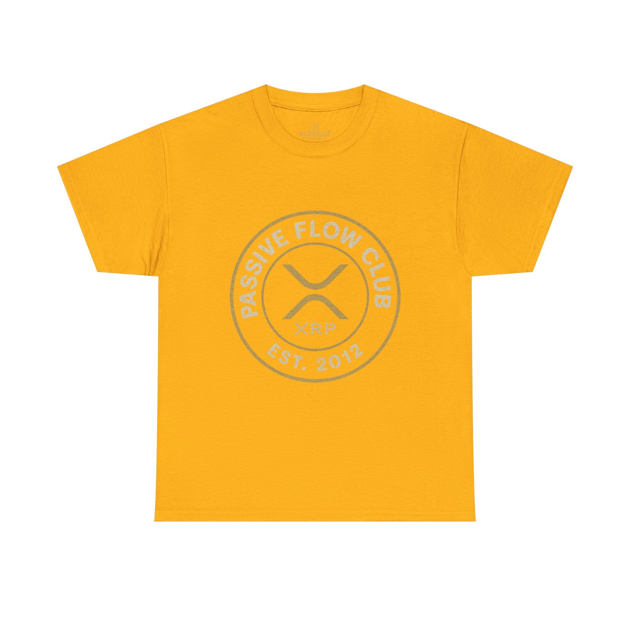 XRP Passive Flow Club T‑Shirt — Crypto Logo Tee (Est. 2012)