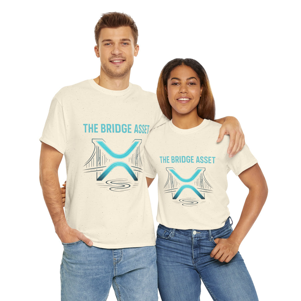 XRP 'The Bridge Asset' Graphic Tee — Crypto Ripple Logo Shirt