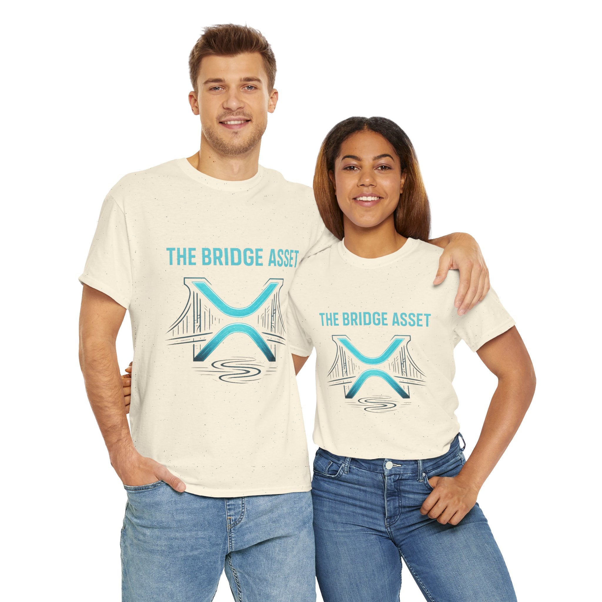 XRP 'The Bridge Asset' Graphic Tee — Crypto Ripple Logo Shirt