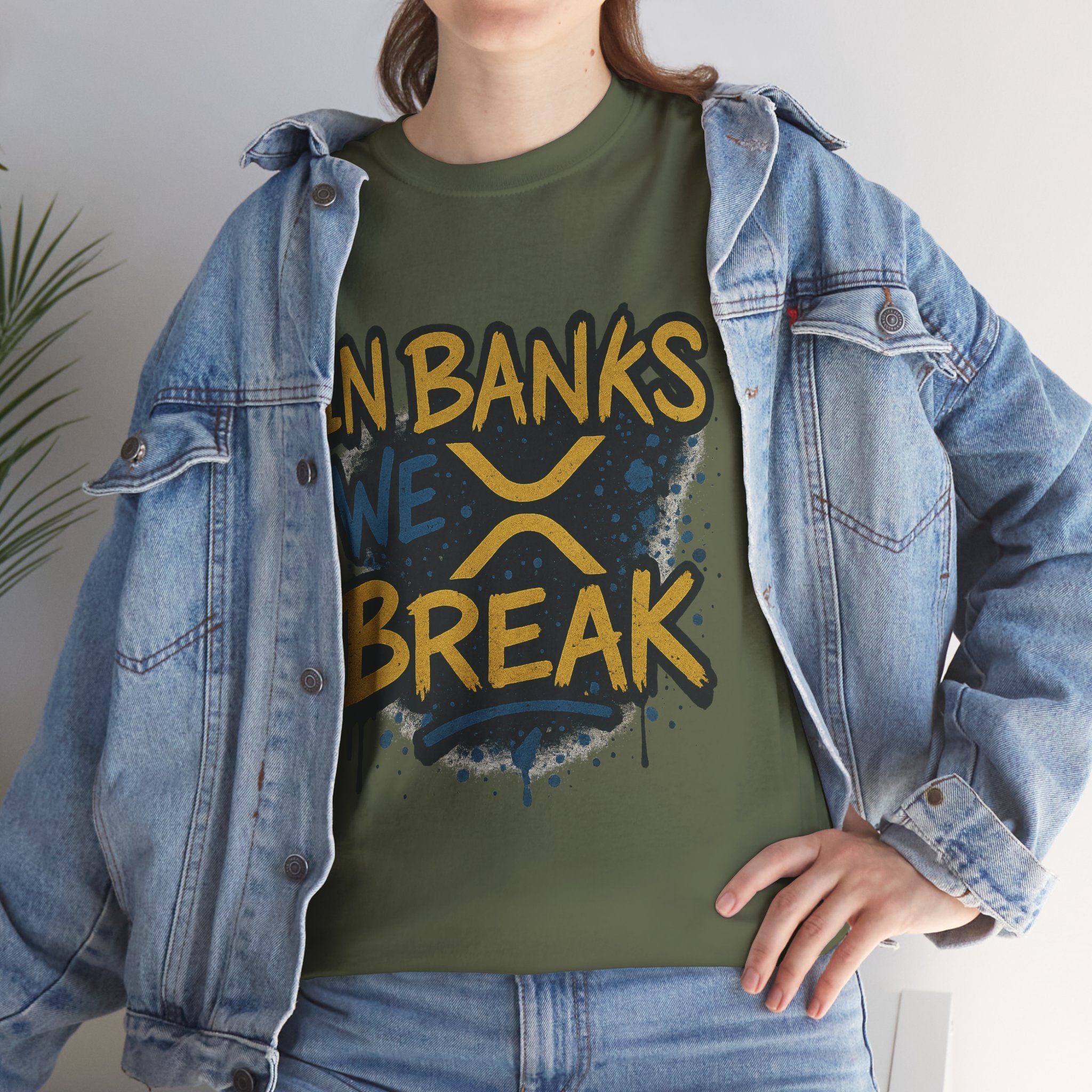 Ripple 'In Banks We Break' Graphic Tee — Crypto XRP Streetwear