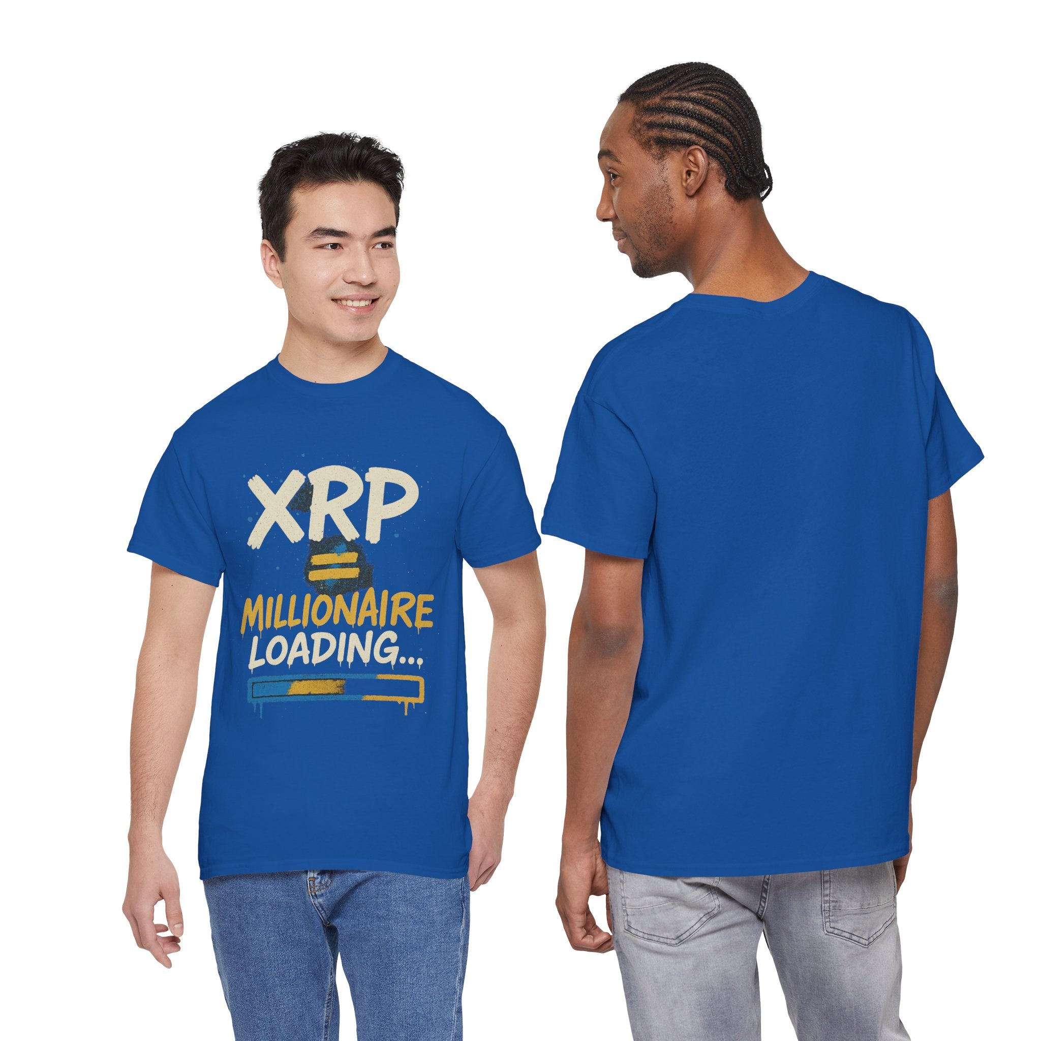 XRP Millionaire Loading T-Shirt — Crypto Investor Progress Tee