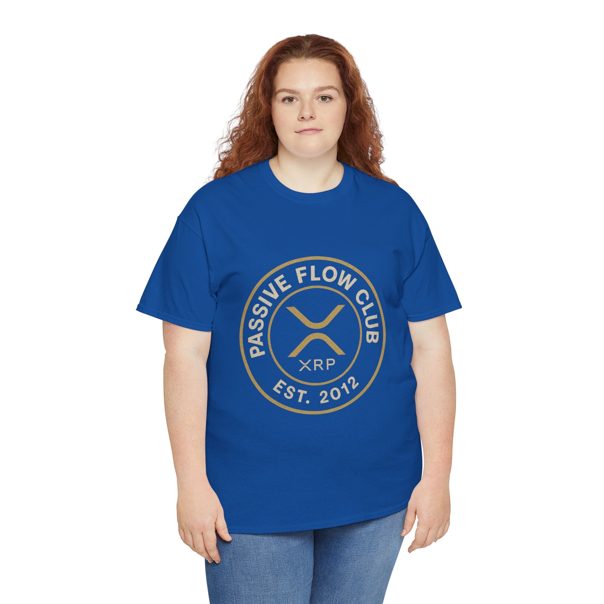 XRP Passive Flow Club T‑Shirt — Crypto Logo Tee (Est. 2012)