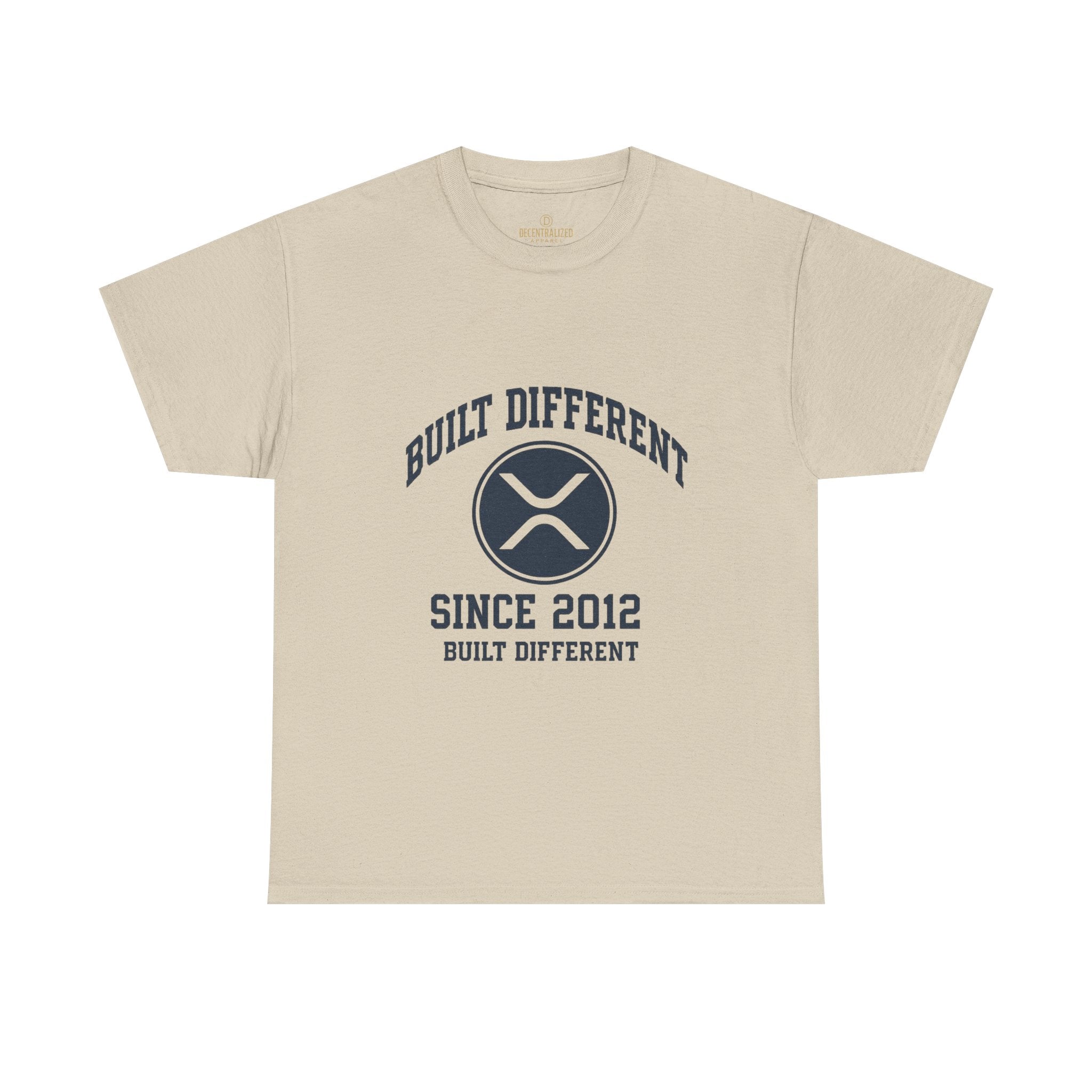 Built Different Since 2012 T-Shirt – Ripple XRP Logo Tee