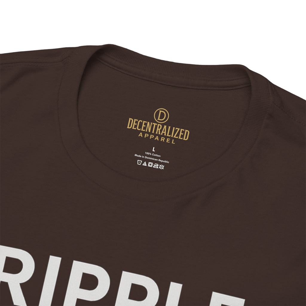 Ripple Effect XRP Tee — Minimal Cryptocurrency Logo T-Shirt