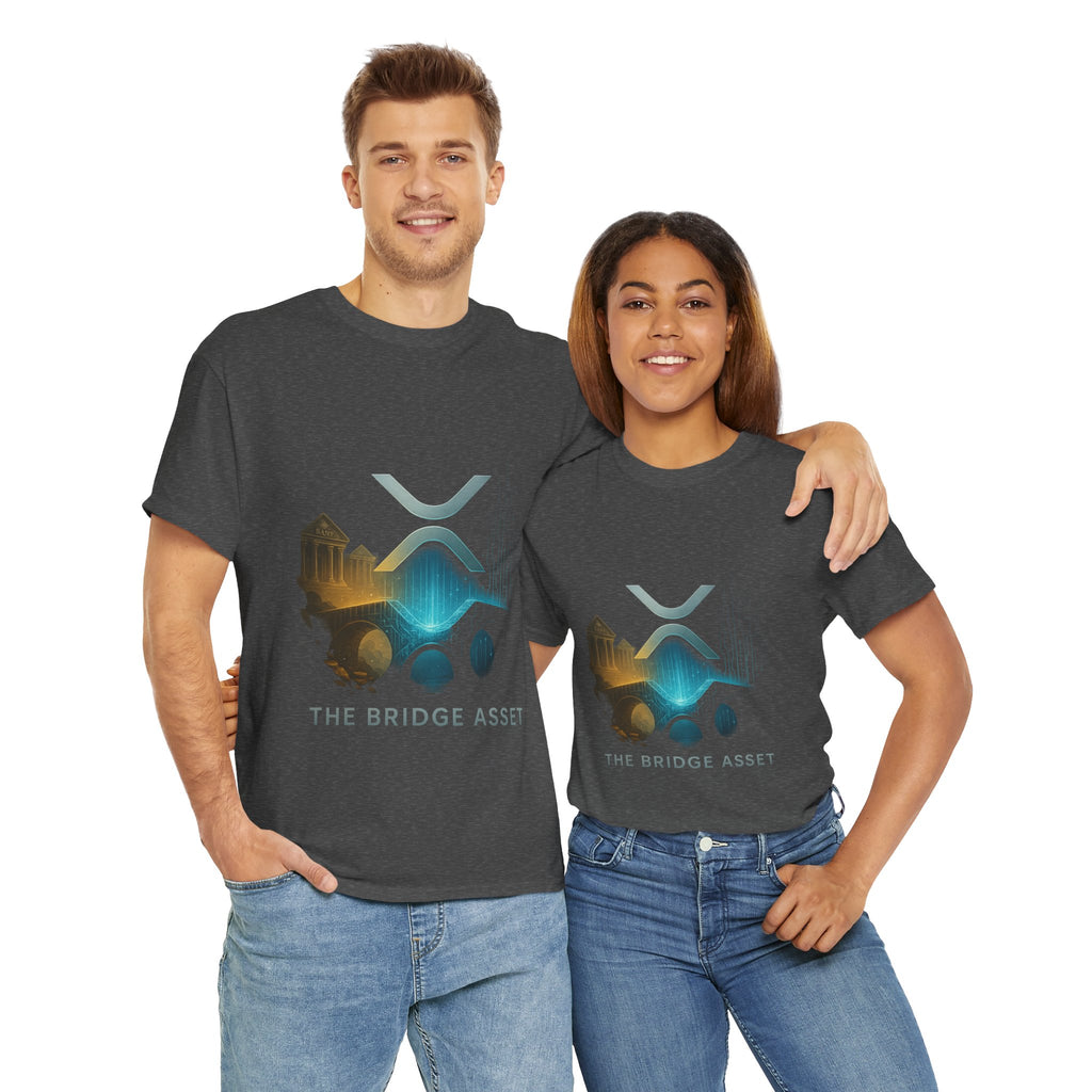 Ripple XRP Crypto Tee — 'The Bridge Asset' Logo T-Shirt