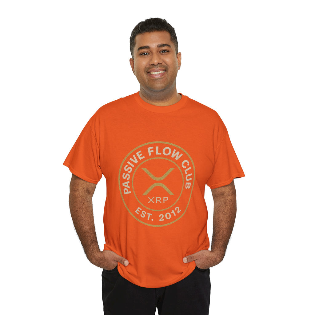 XRP Passive Flow Club T‑Shirt — Crypto Logo Tee (Est. 2012)