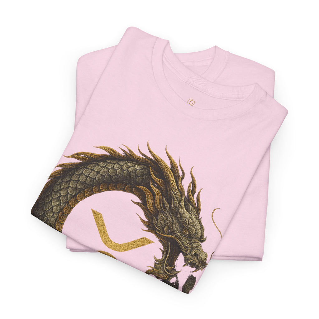 Dragon XRP Logo T-Shirt — Crypto XRP Circle Dragon Graphic Tee