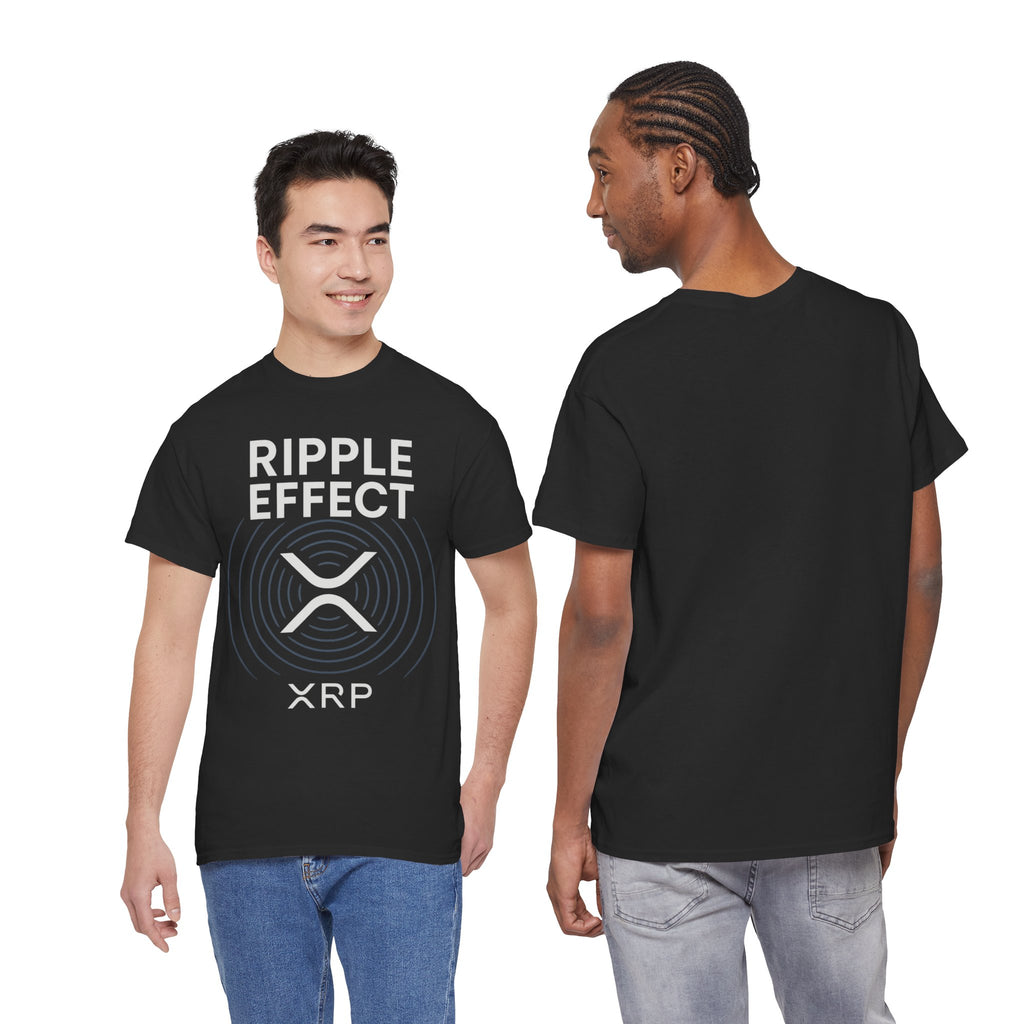 Ripple Effect XRP Tee — Minimal Cryptocurrency Logo T-Shirt