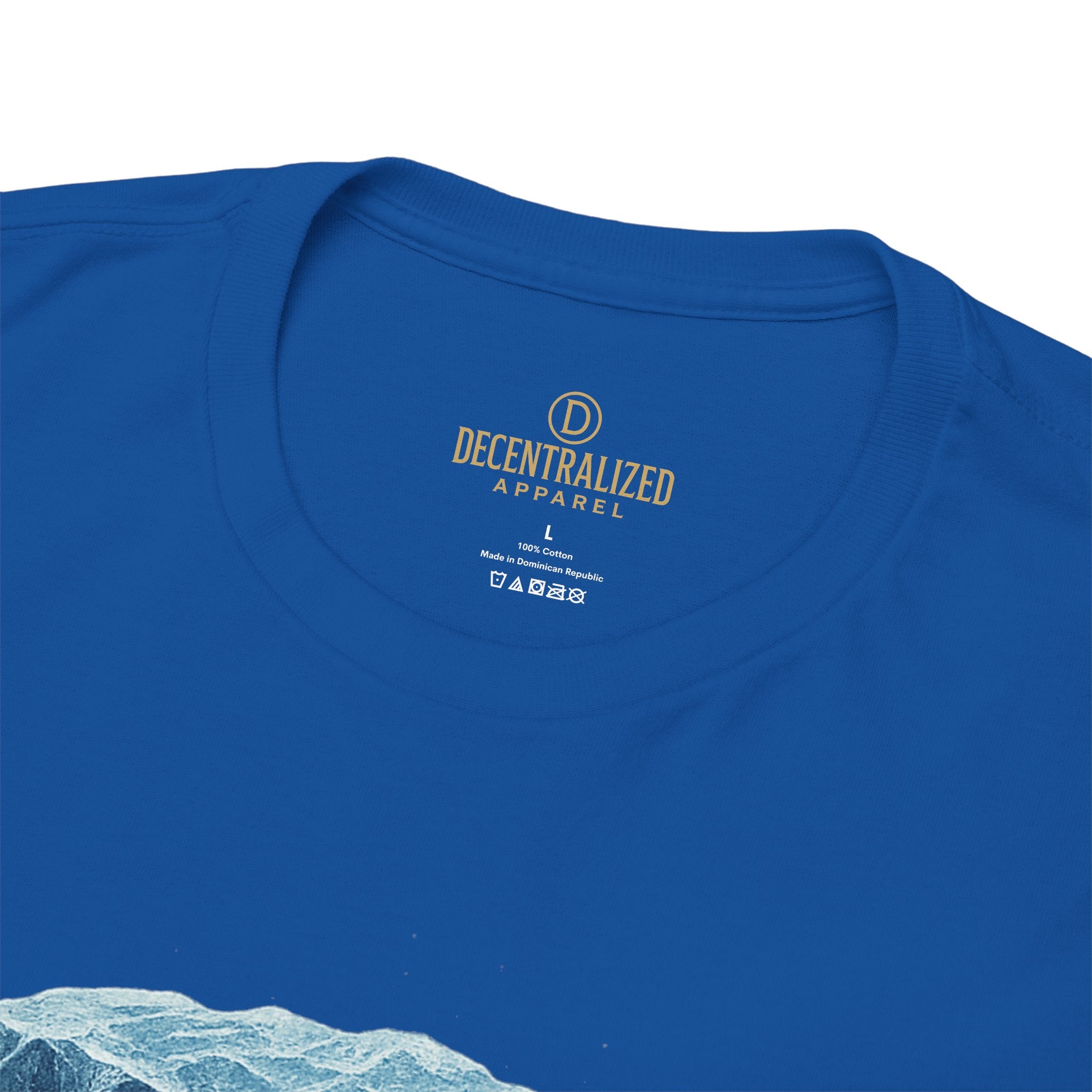 Cold Flow Ripple Logo T‑Shirt — 'Cold Flow: Built Different' Ice Cube Design
