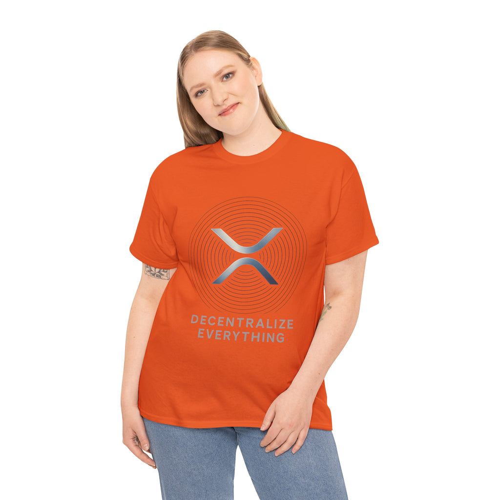 XRP 'Decentralize Everything' Tee - Crypto Logo T-Shirt