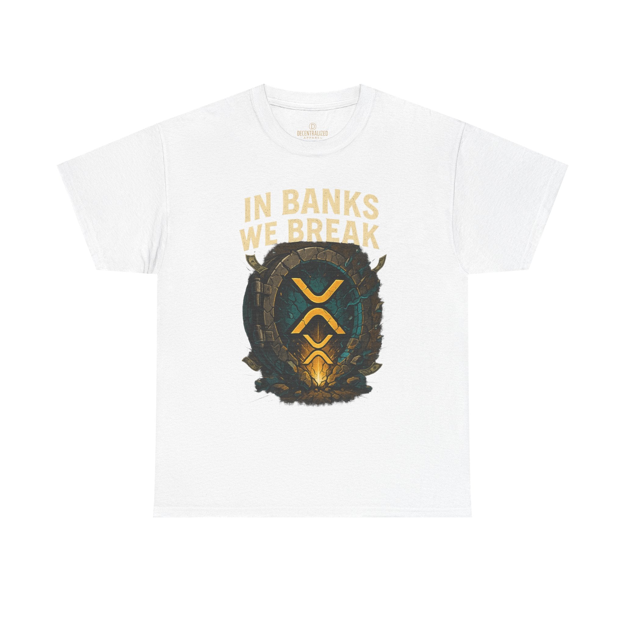 In Banks We Break XRP Crypto Graphic Tee