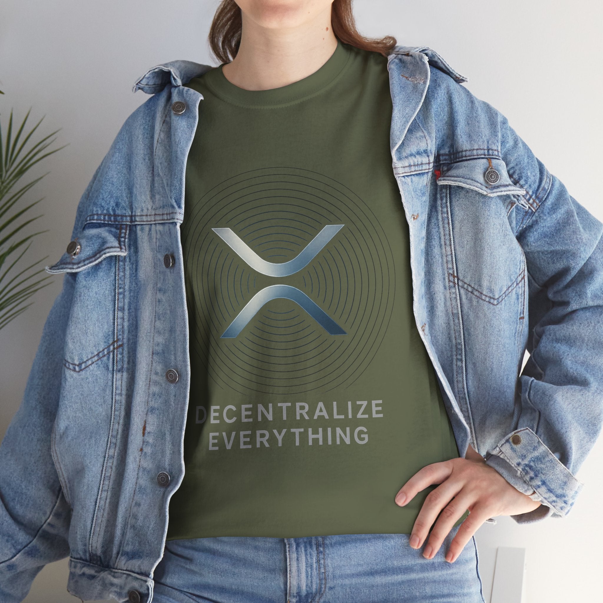 XRP 'Decentralize Everything' Tee - Crypto Logo T-Shirt