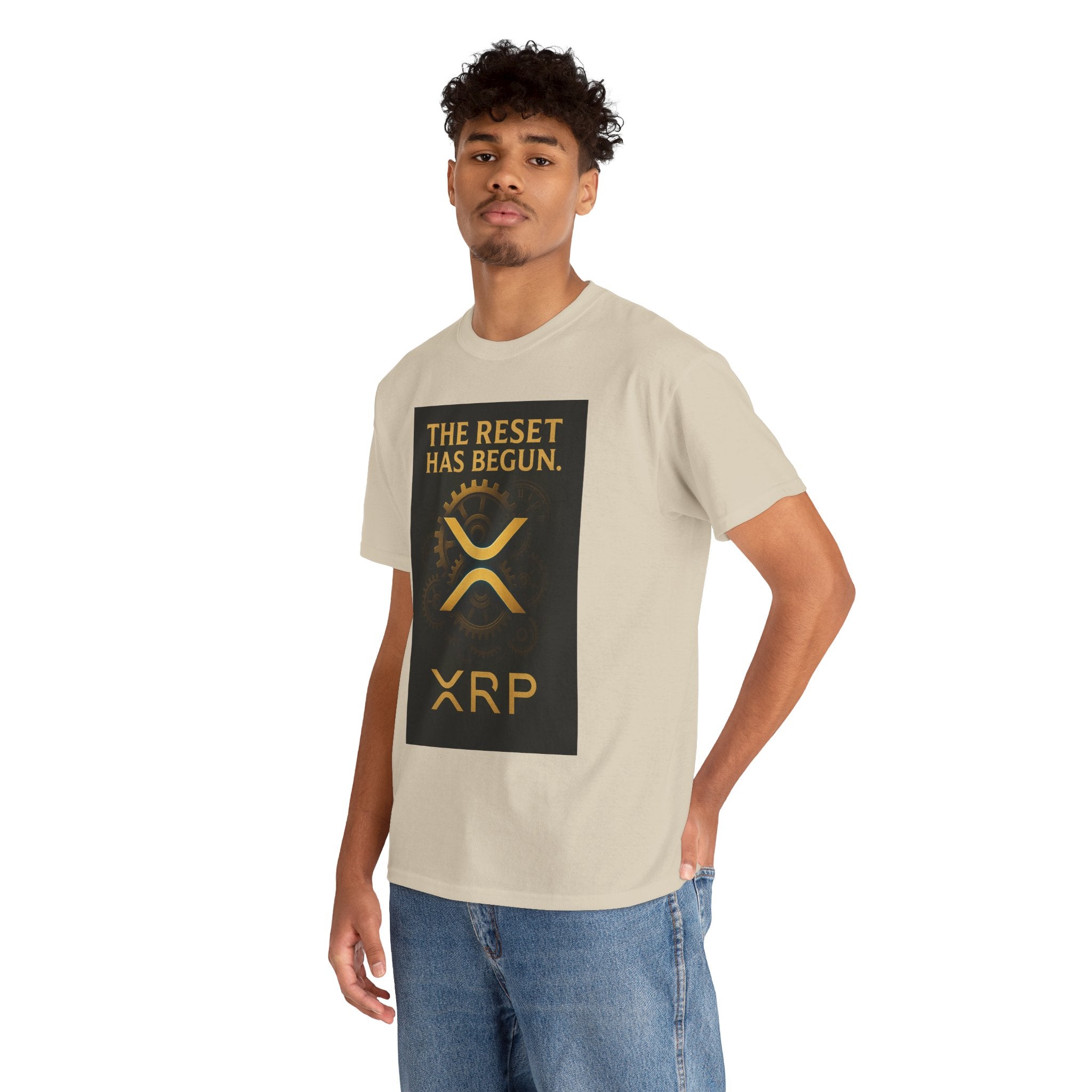 XRP Crypto Tee — "The Reset Has Begun" Bitcoin Alternative Shirt