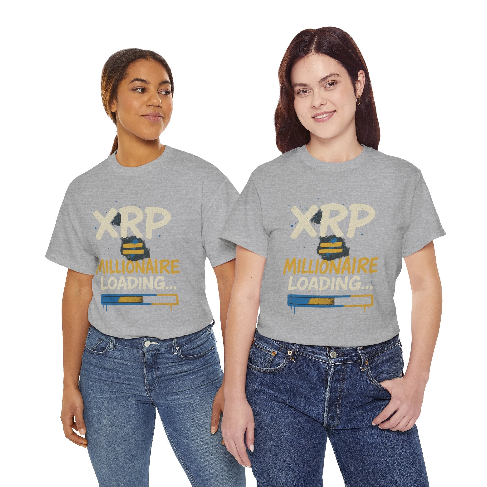 XRP Millionaire Loading T-Shirt — Crypto Investor Progress Tee